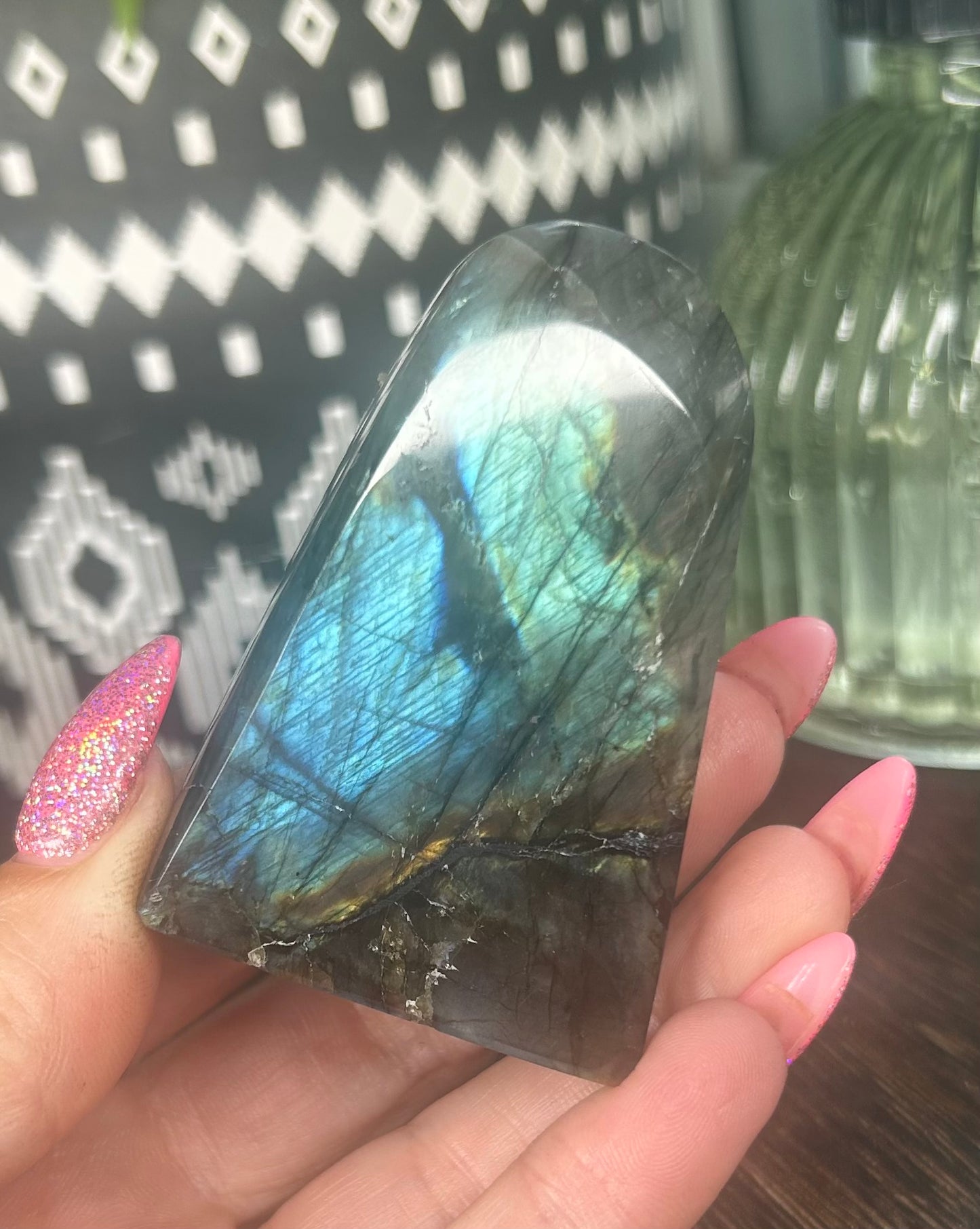 Labradorite Multi-Flash Crystal