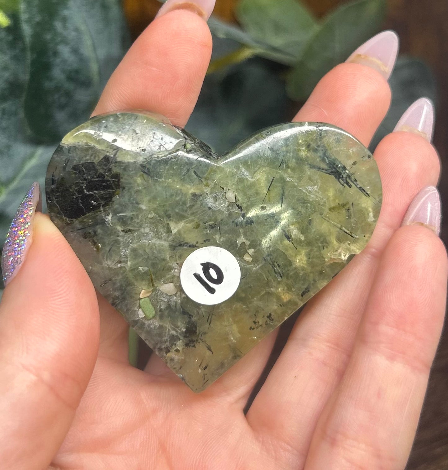 Prehnite Heart