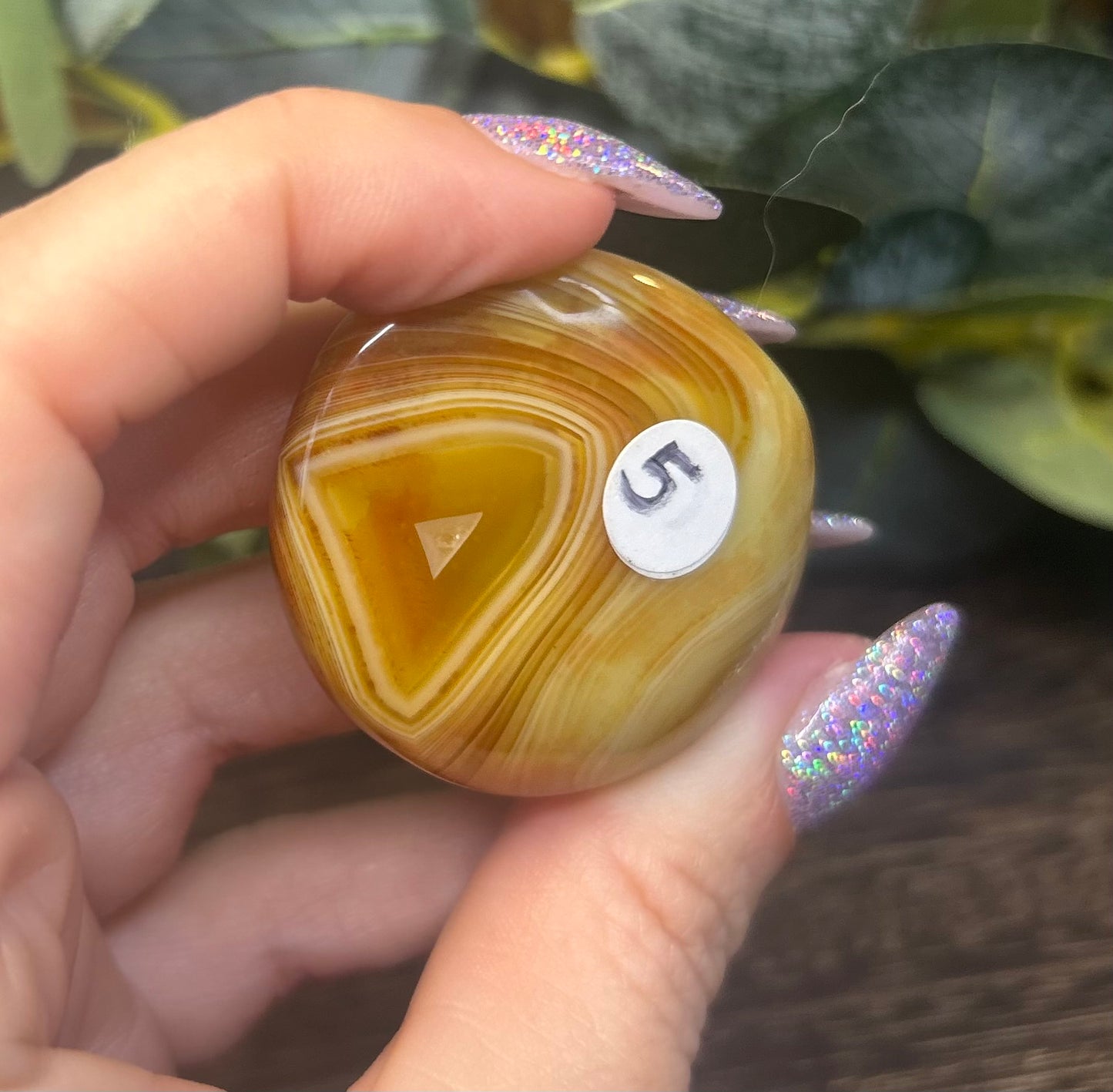 Sardonyx Banded Palm Stones
