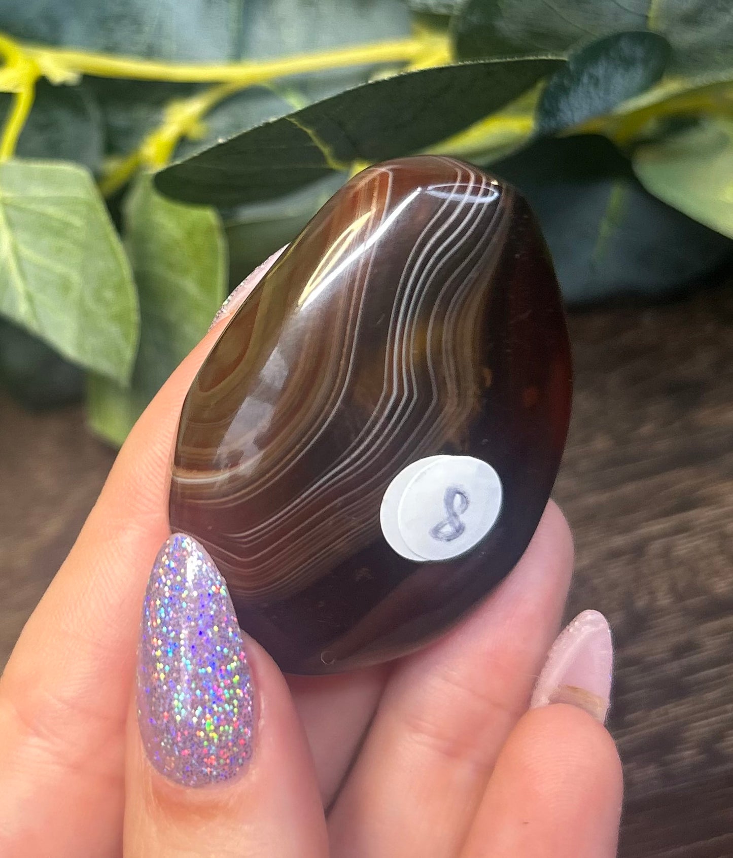 Sardonyx Palm Stone