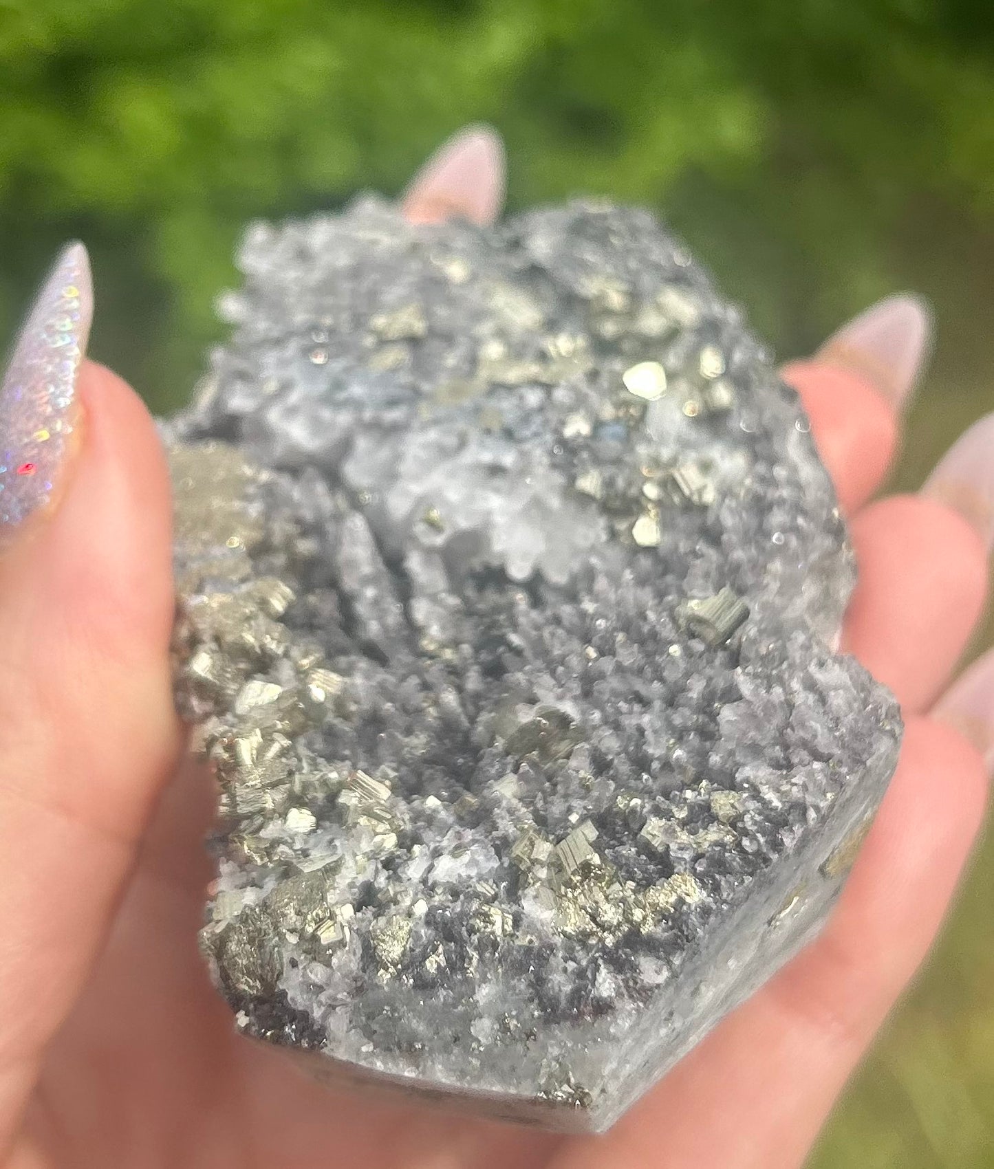 Quartz With Galena And AA Quality Pyrite Cubes