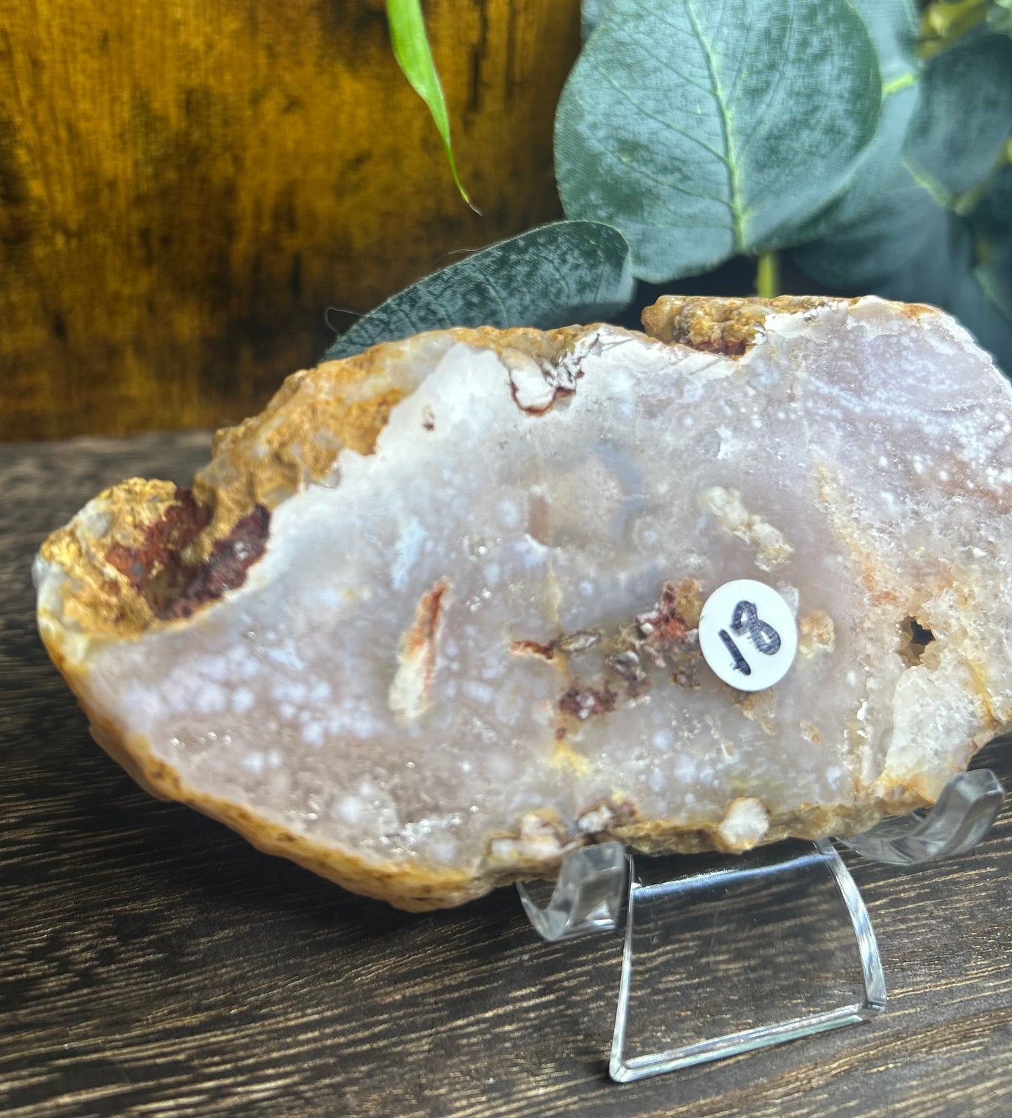 Pink Amethyst Slab Statement