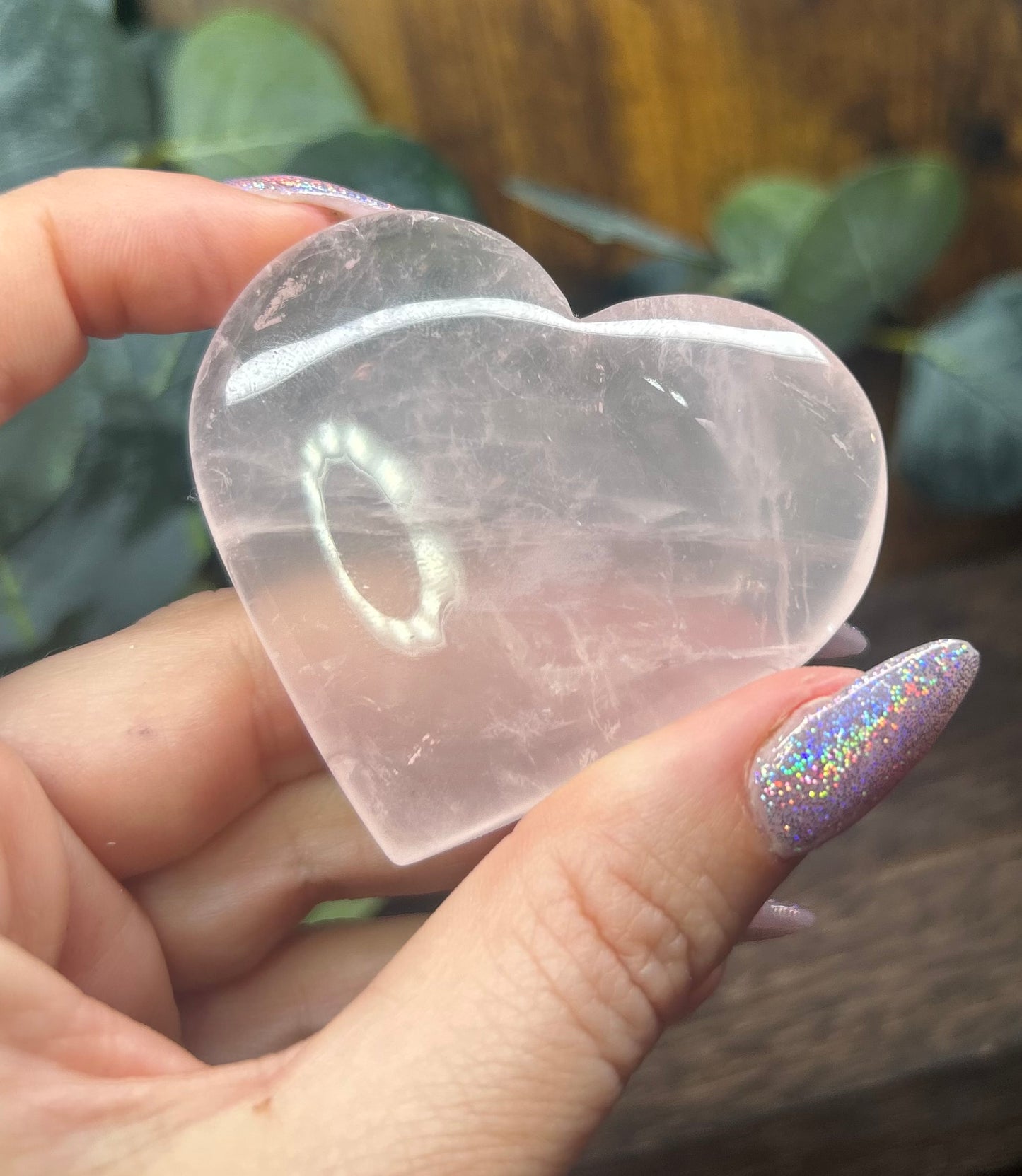 Rose Quartz Heart