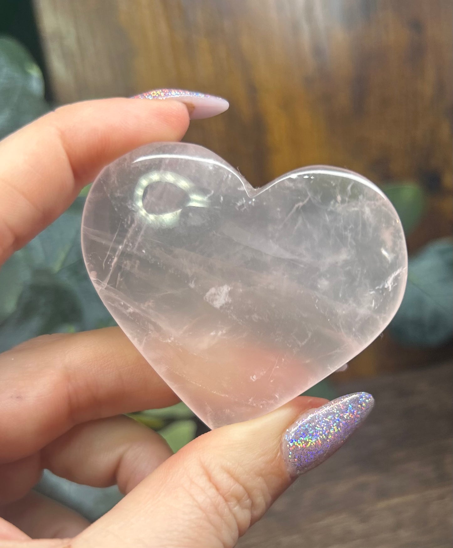 Rose Quartz Heart