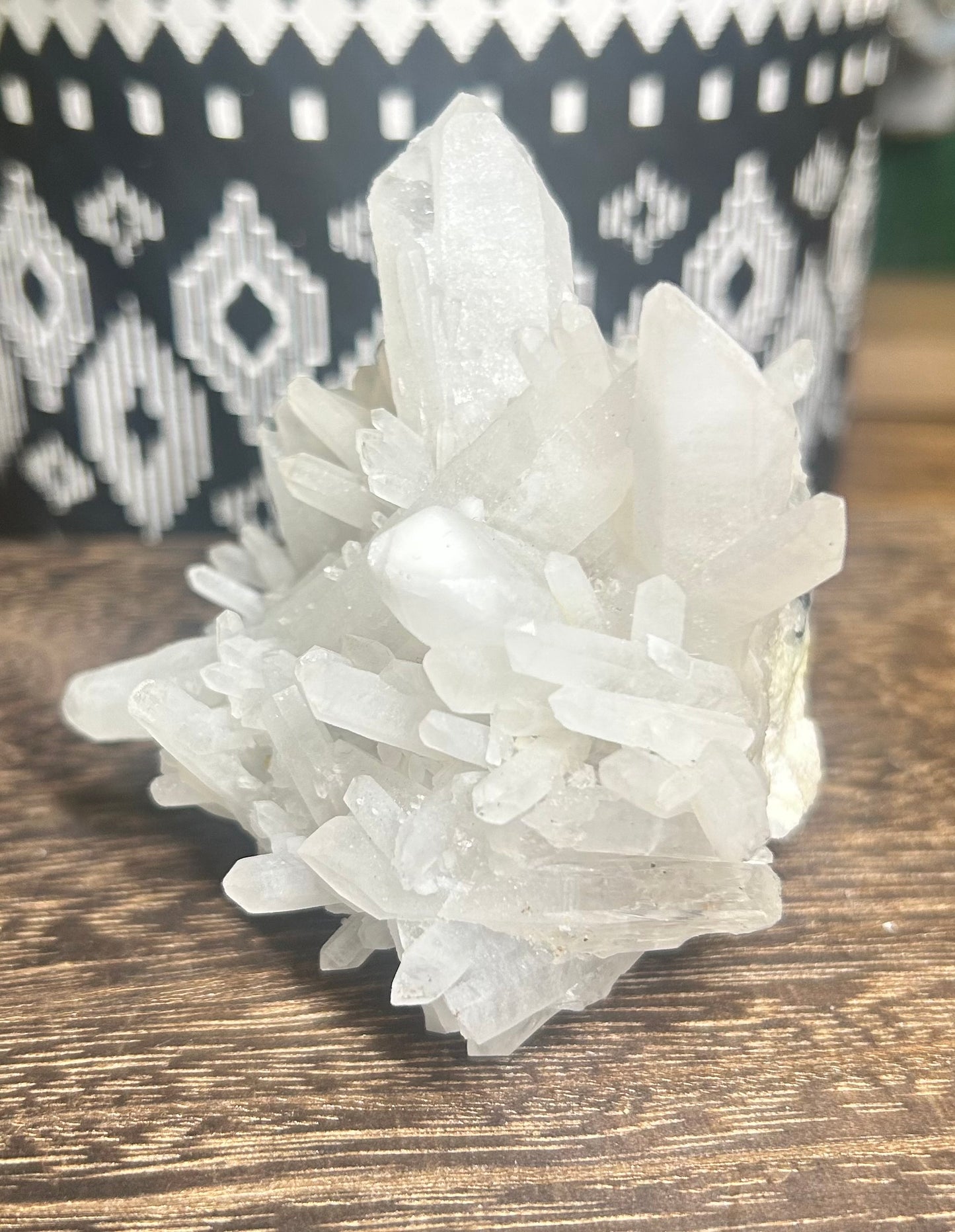 Milky Snow Quartz Needle Specimen