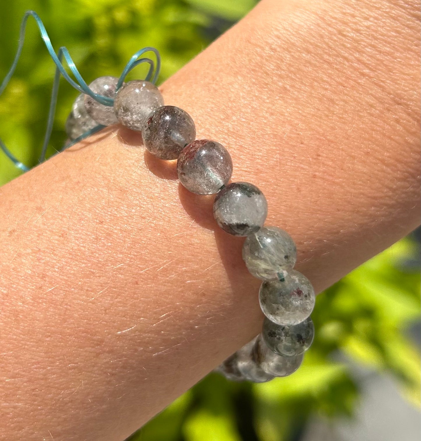 Garden Quartz Beaded Crystal Bracelet