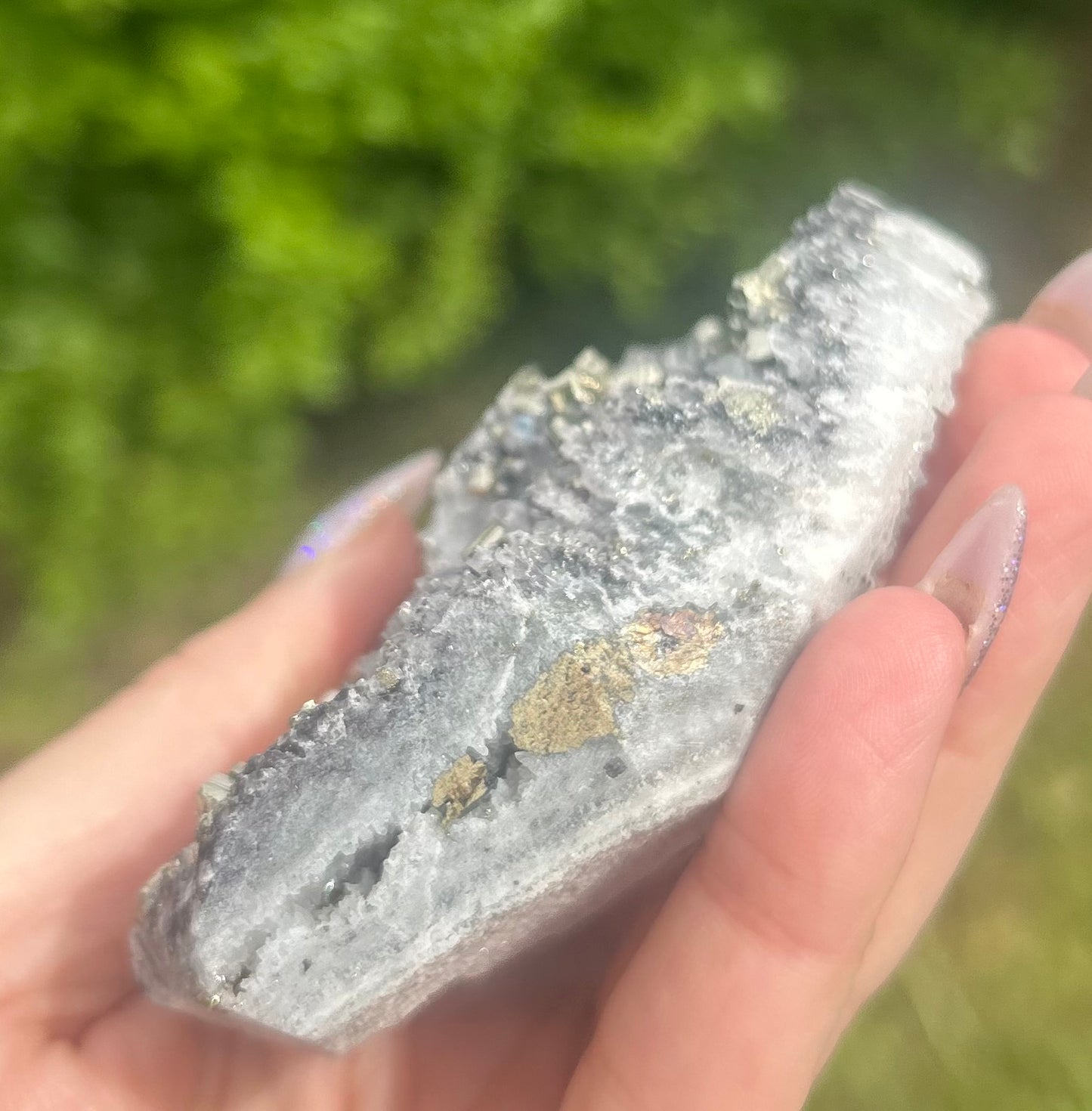 Quartz With Galena And AA Quality Pyrite Cubes