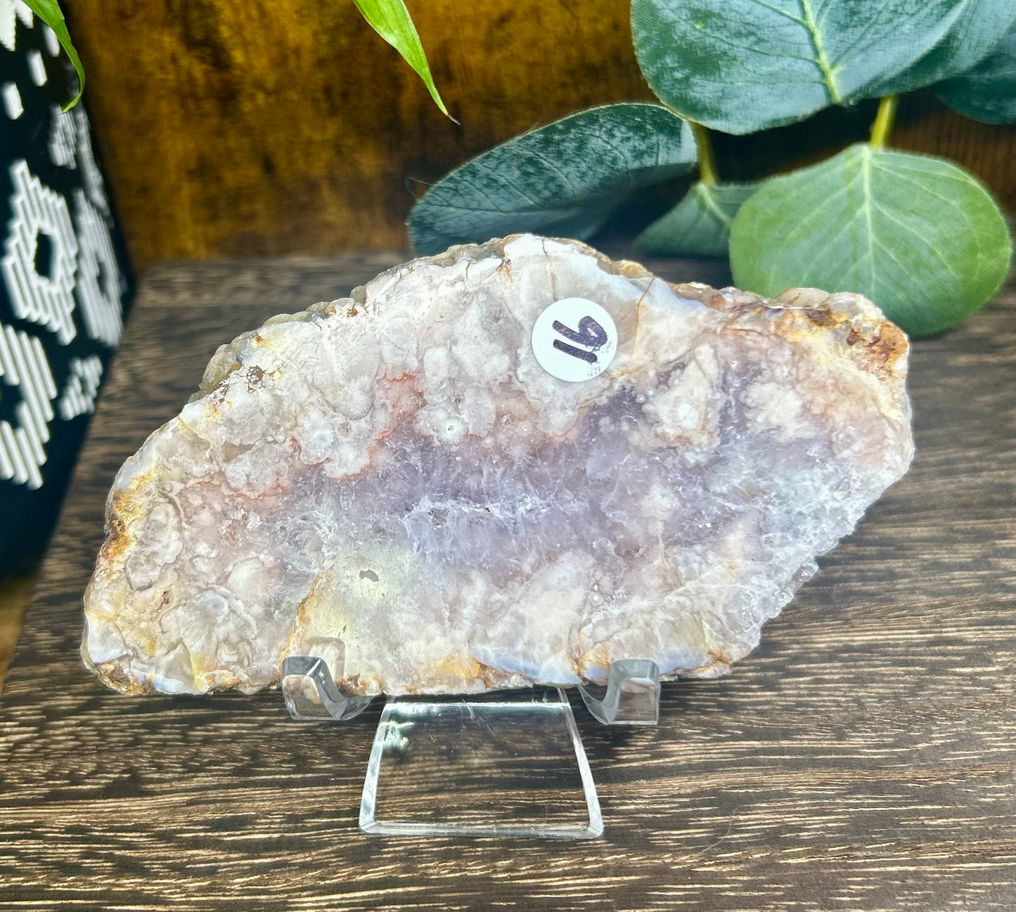 Pink Amethyst Slab Statement
