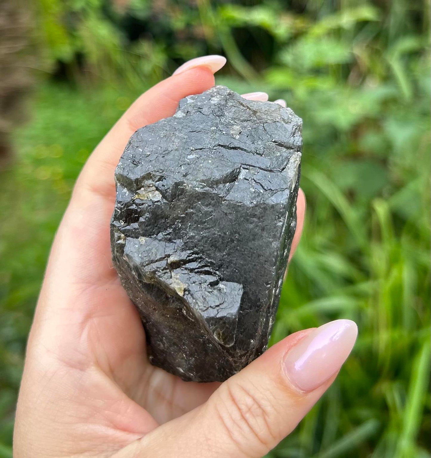 Large Green / Blue Labradorite Raw Crystal Stone