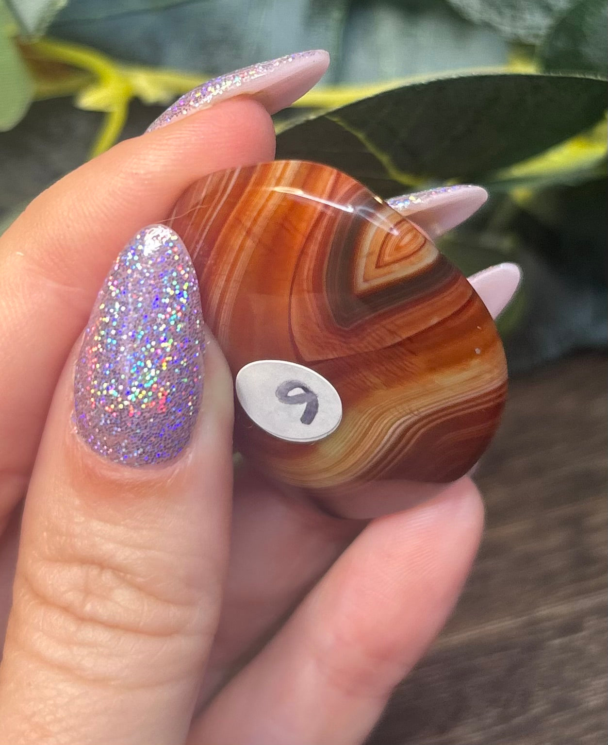 Sardonyx Banded Palm Stones