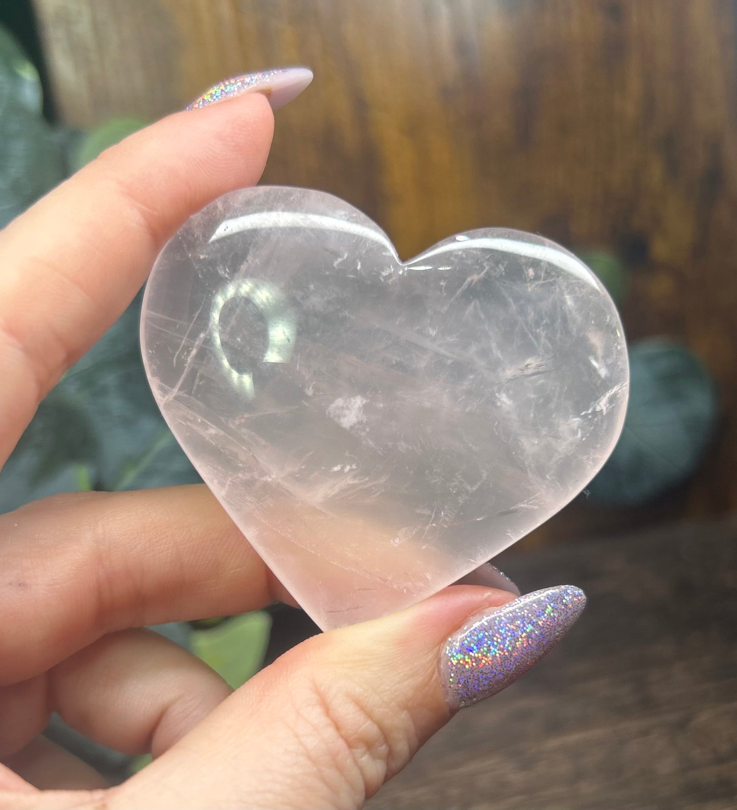 Rose Quartz Heart