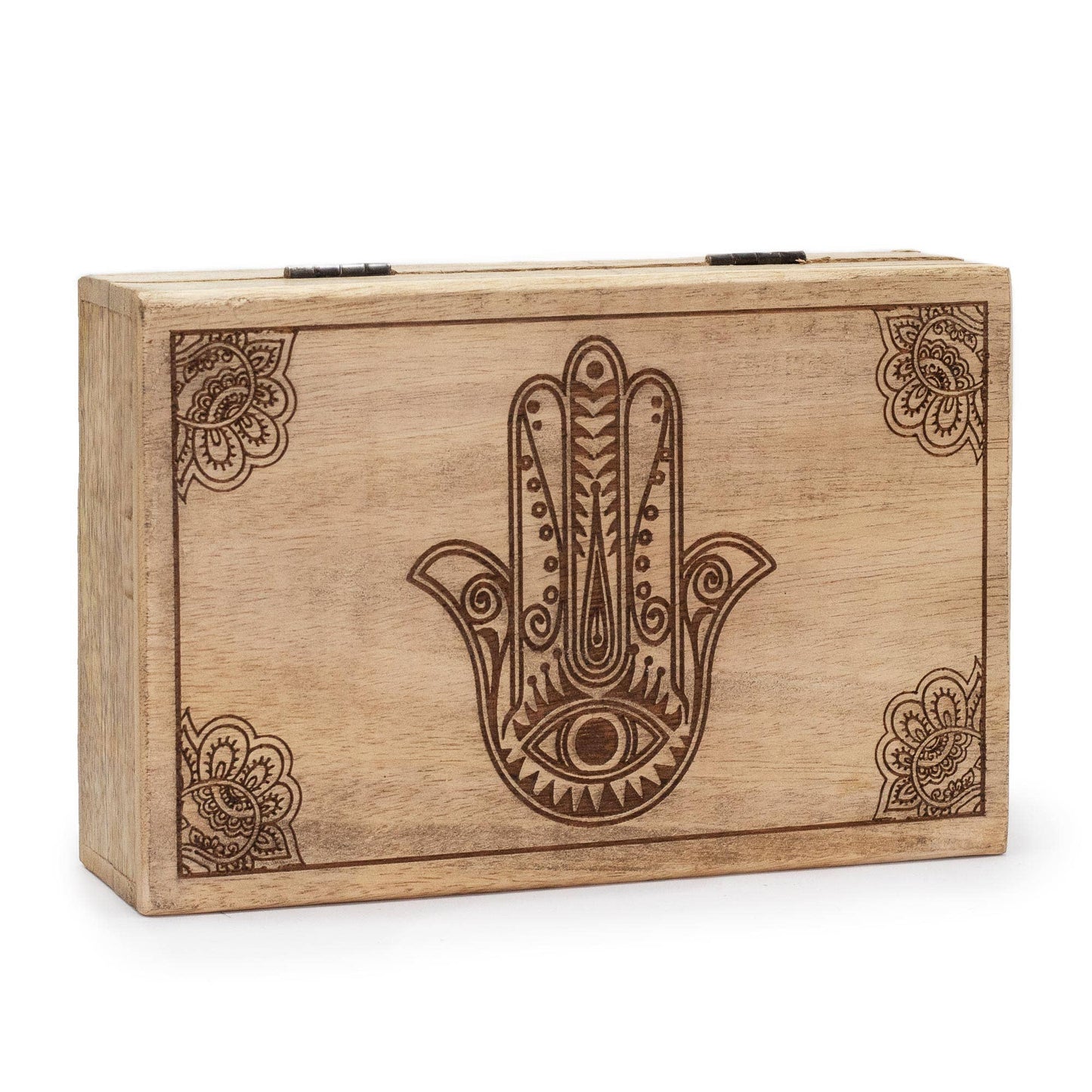 Hamsa Black Engraved - 21.5x14x6.3cm