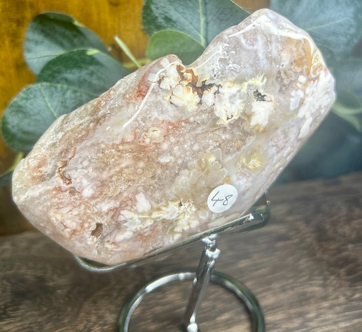 Pink Flower Amethyst Polished Raw Statement Piece