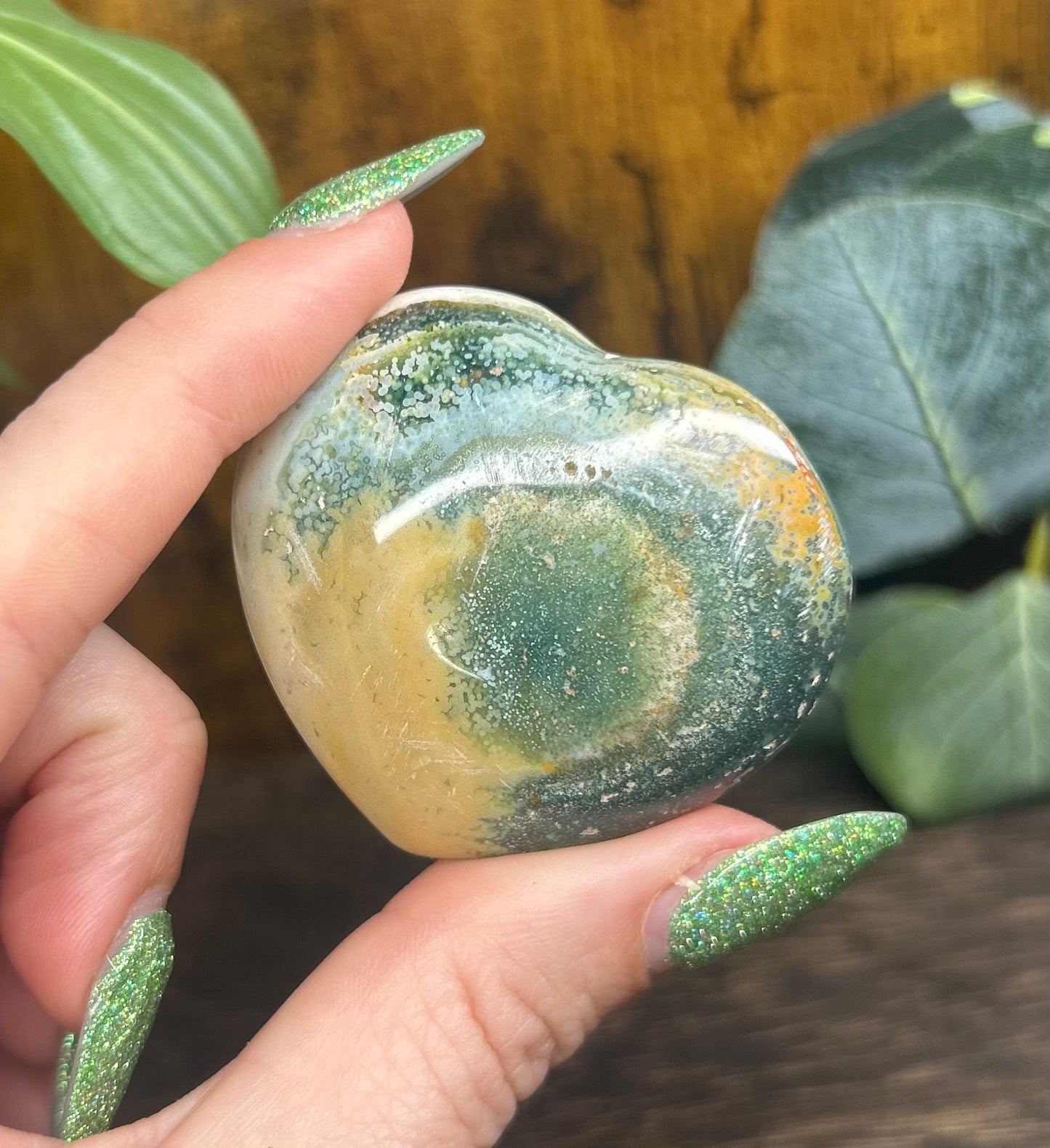 Ocean Jasper Sea Gem Heart