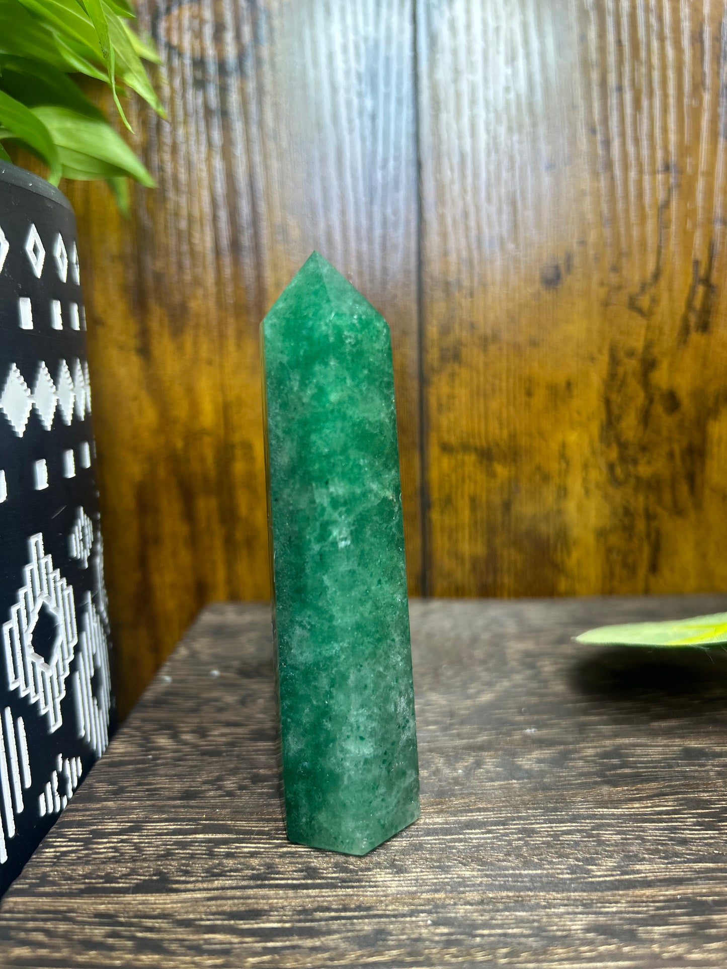 Green Strawberry Quartz Tower