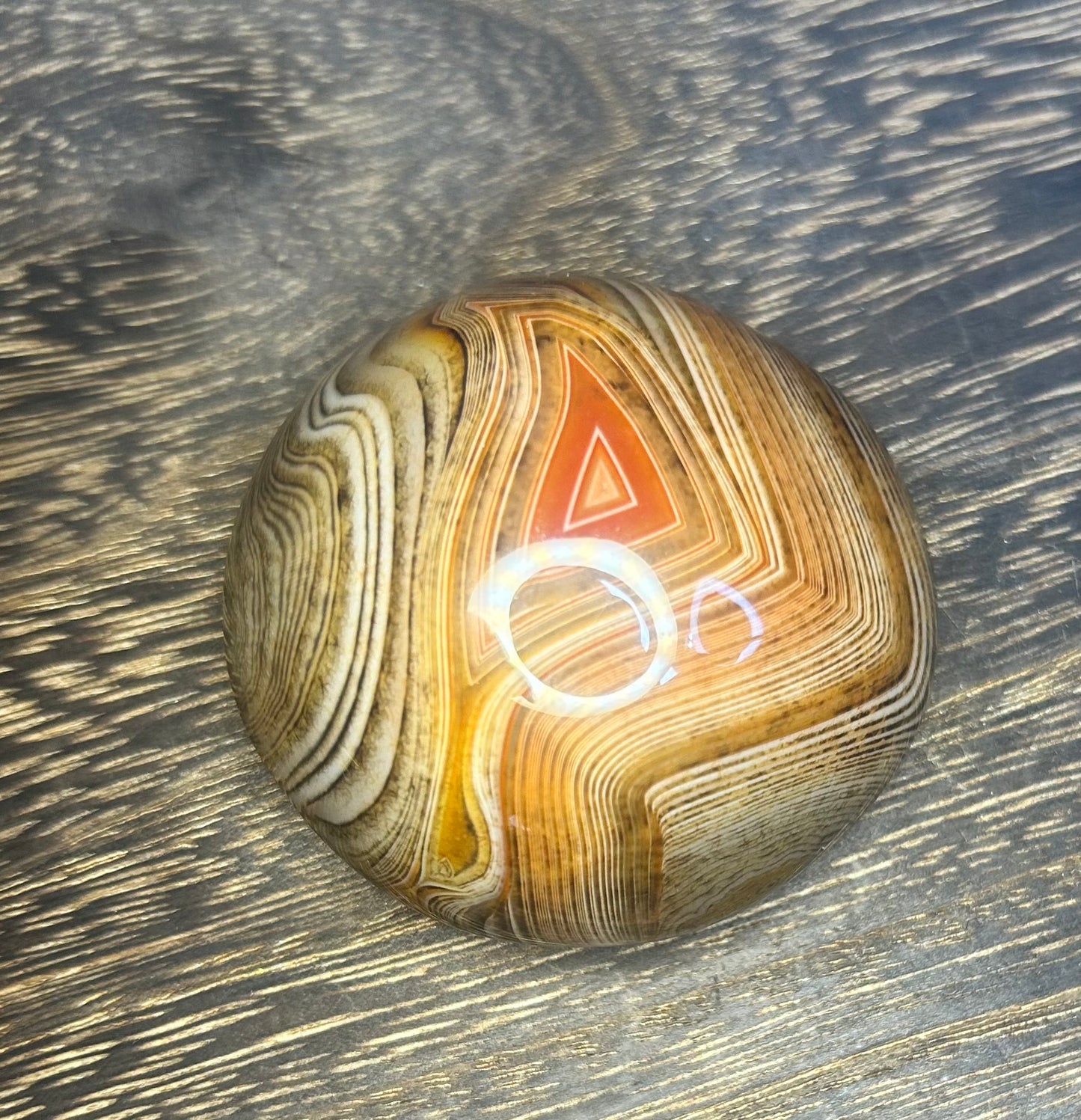 Sardonyx Palm / Carving / Paperweight