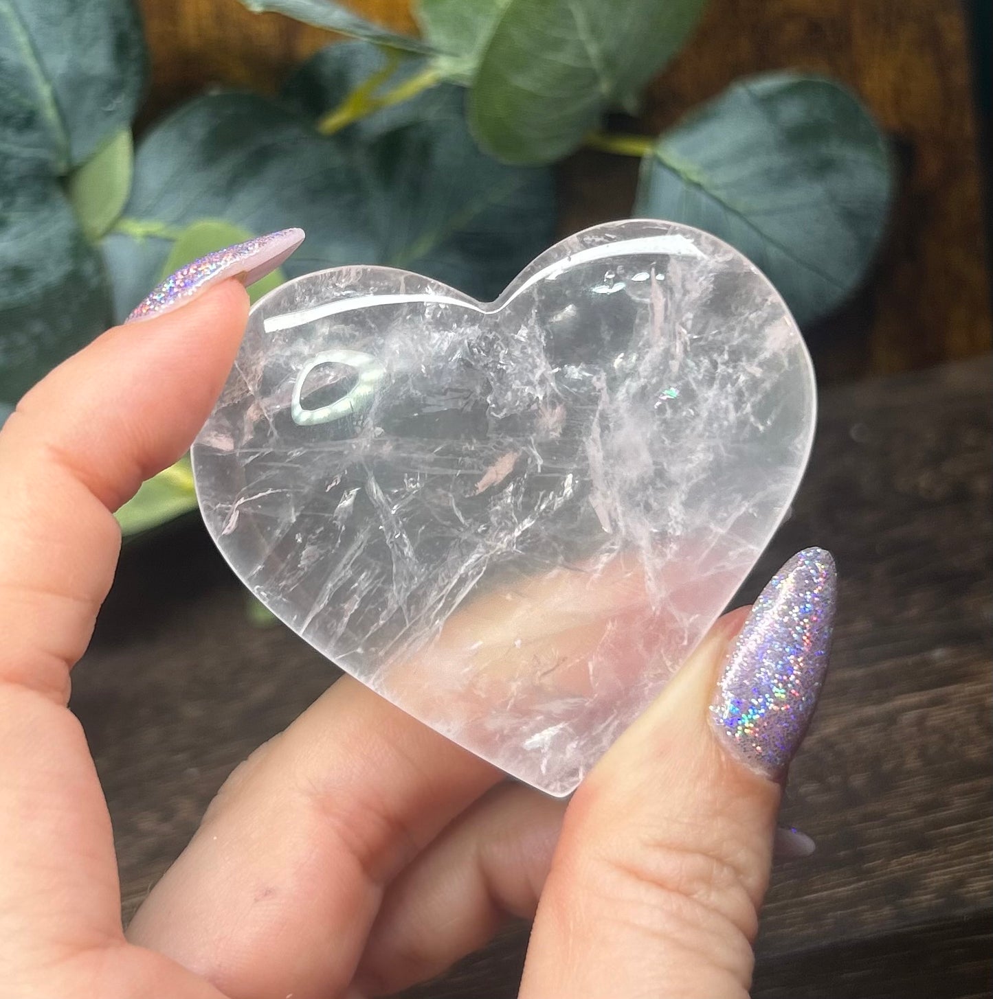 Rose Quartz Heart