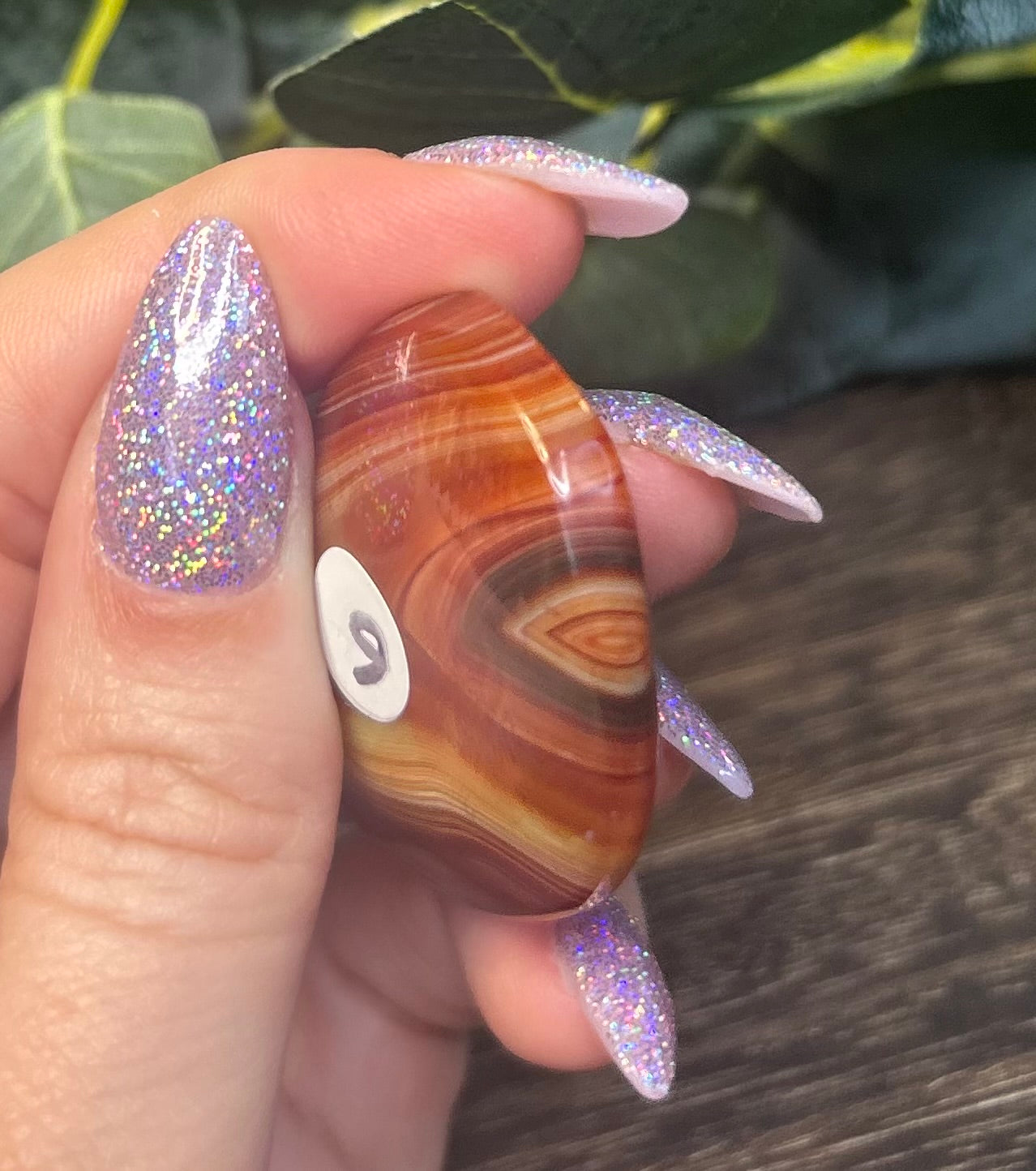 Sardonyx Banded Palm Stones