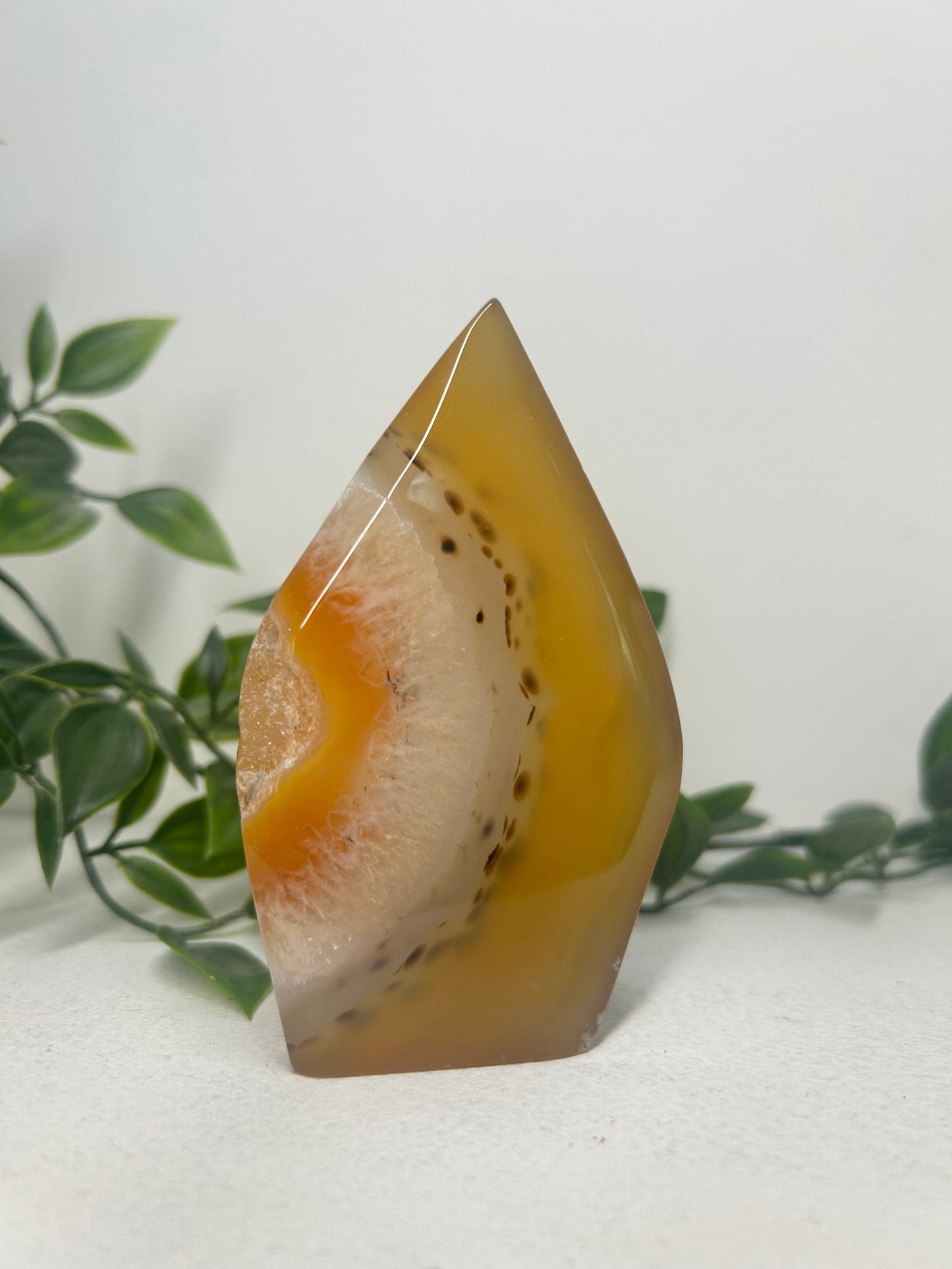 Carnelian Agate Flame / Teardrop