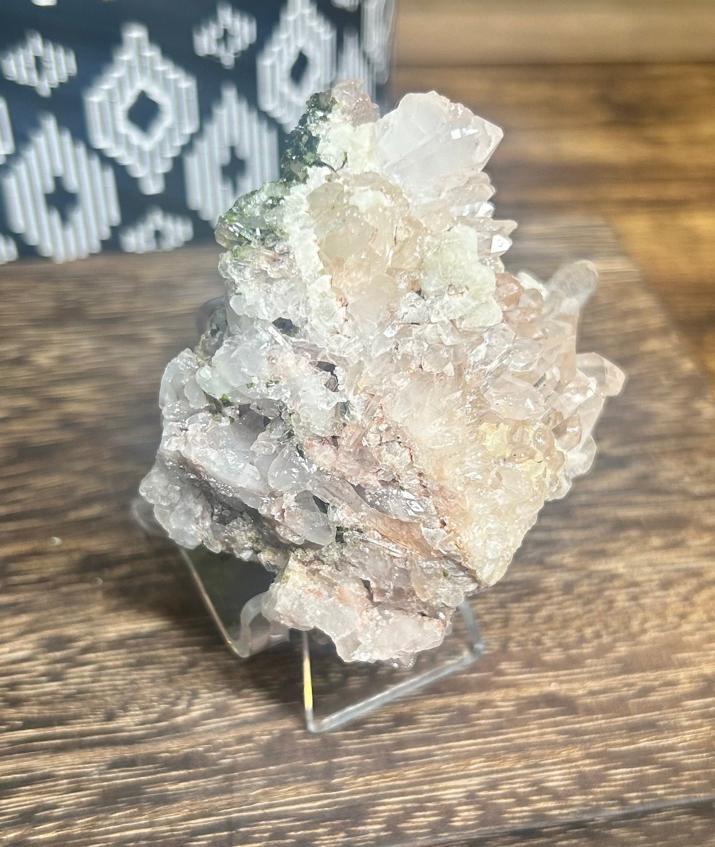 Quartz, Needle Quartz, Epidote, Galena, Calcite mixed Raw Specimen
