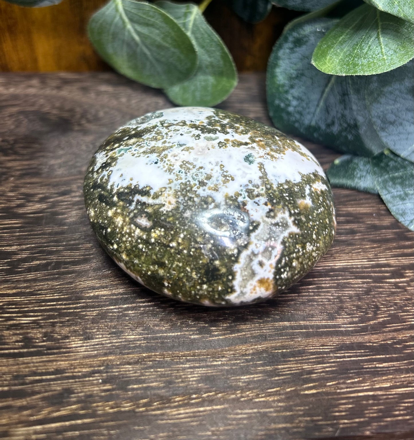 Ocean Jasper Druzy Large Palm