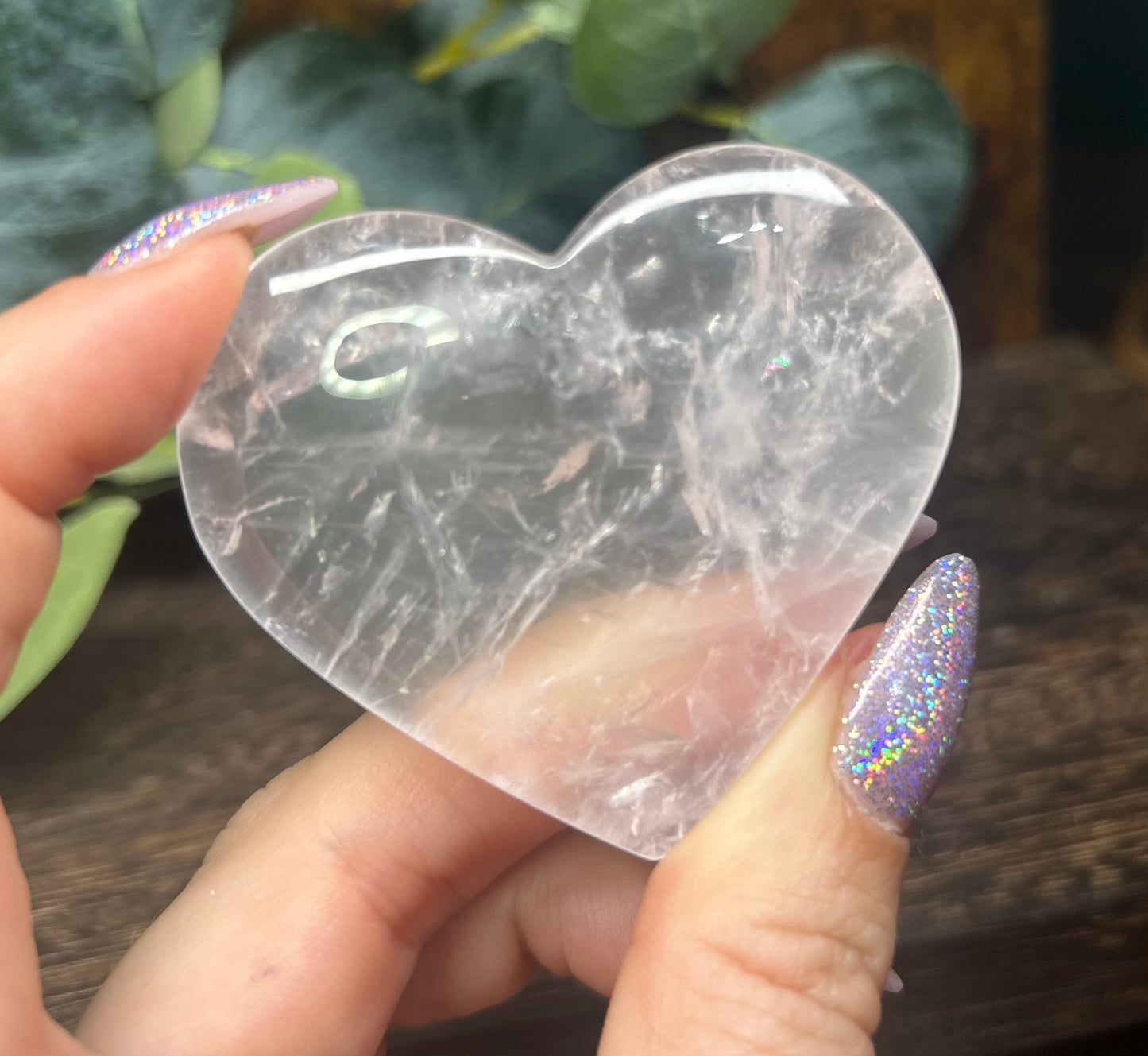 Rose Quartz Heart