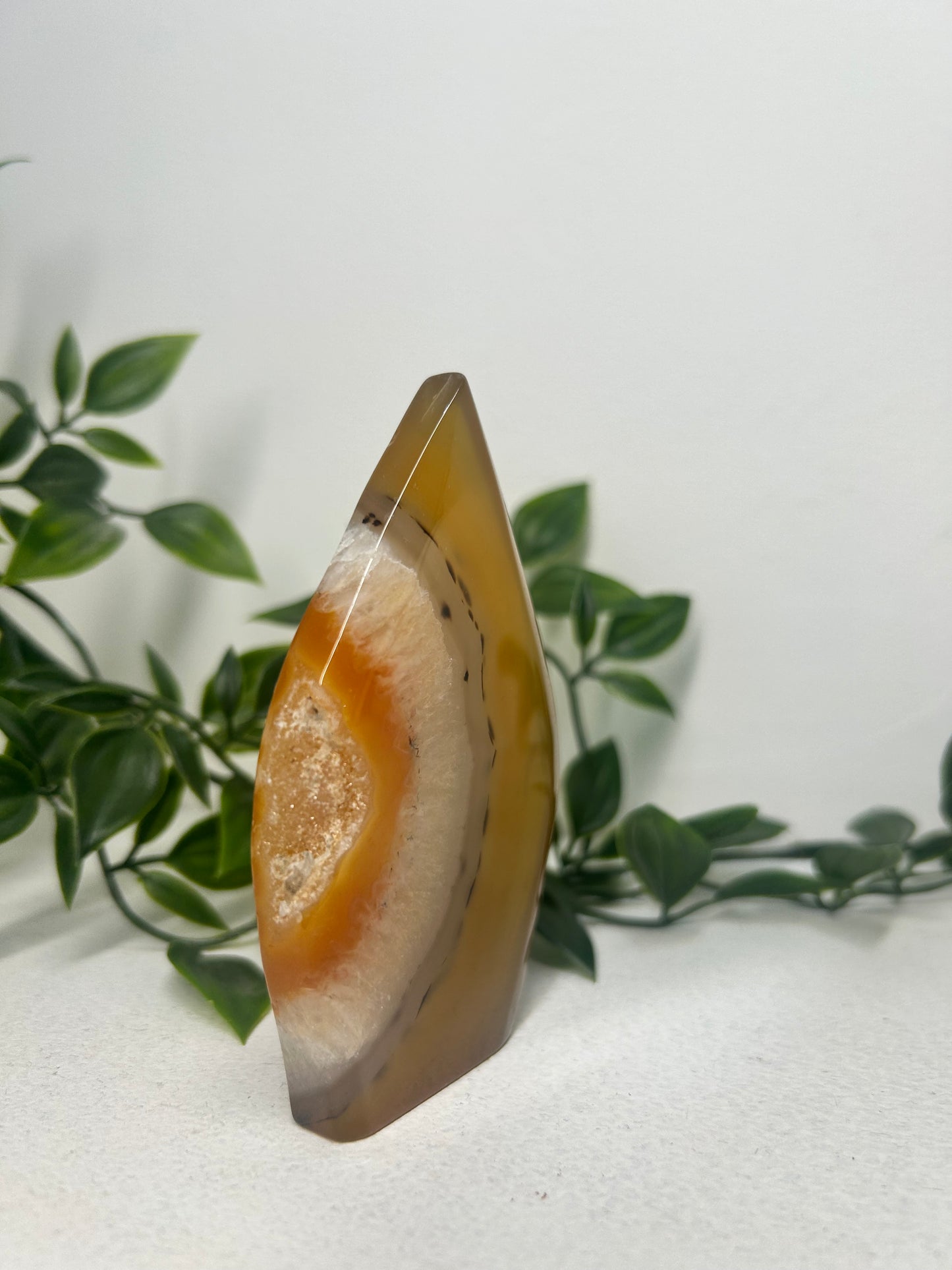 Carnelian Agate Flame / Teardrop