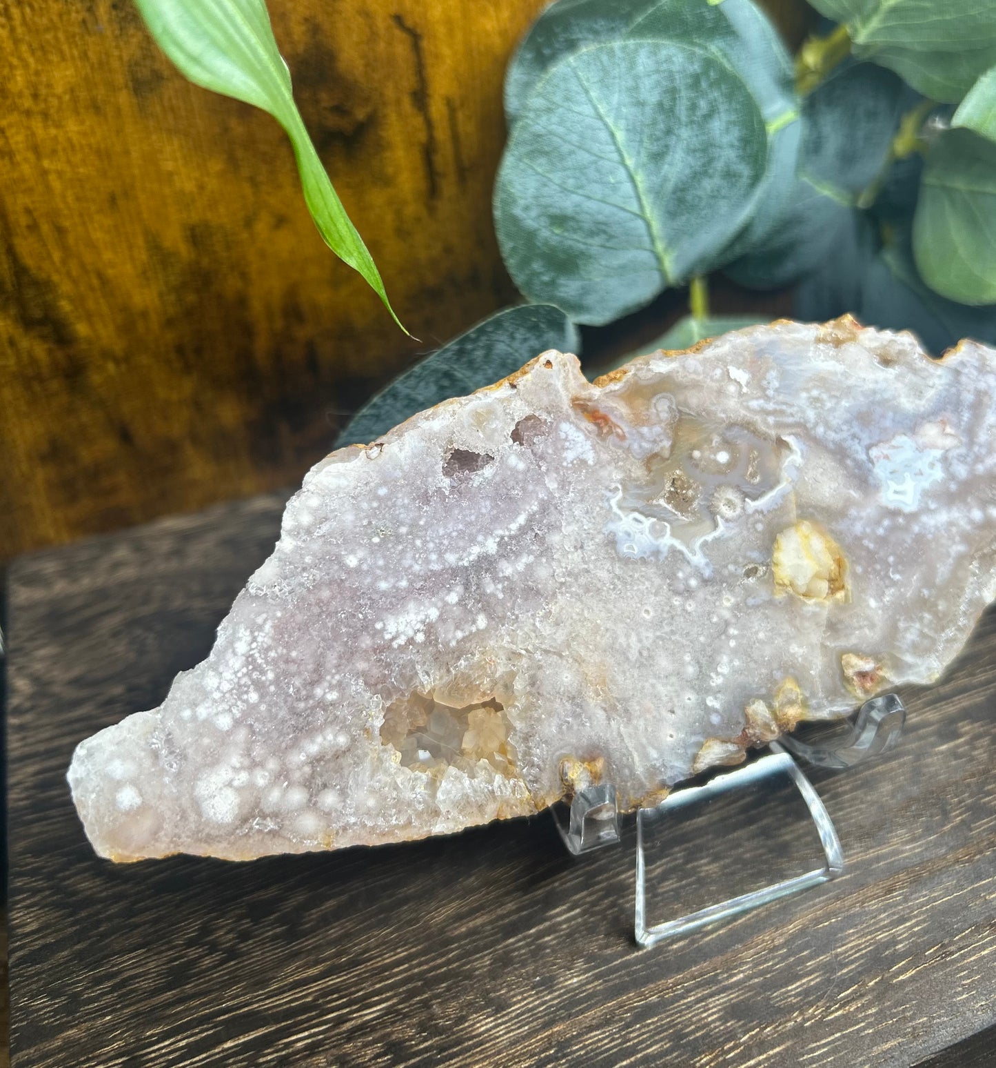 Pink Amethyst Slab Statement