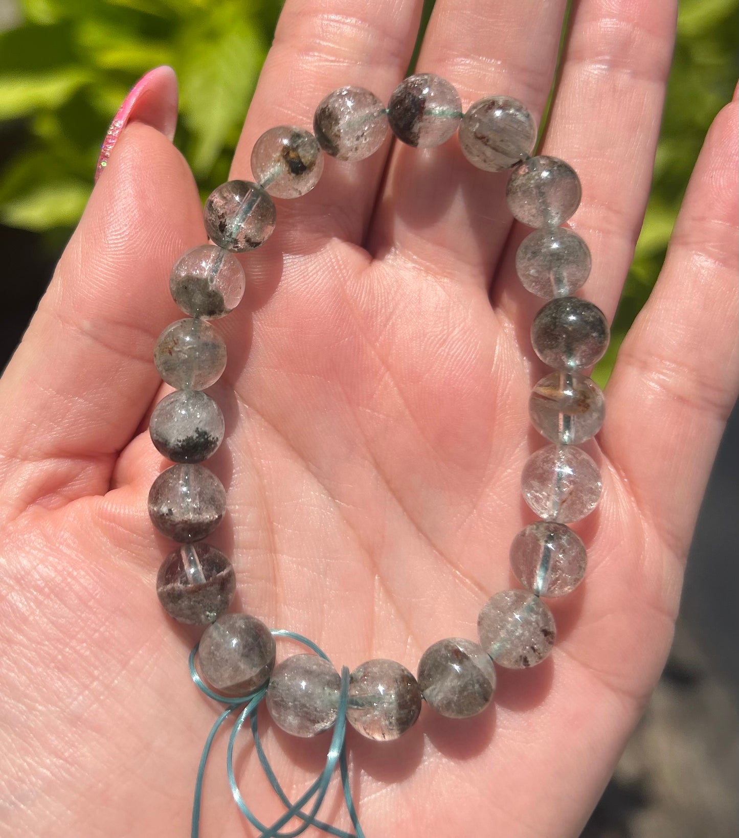 Garden Quartz Beaded Crystal Bracelet