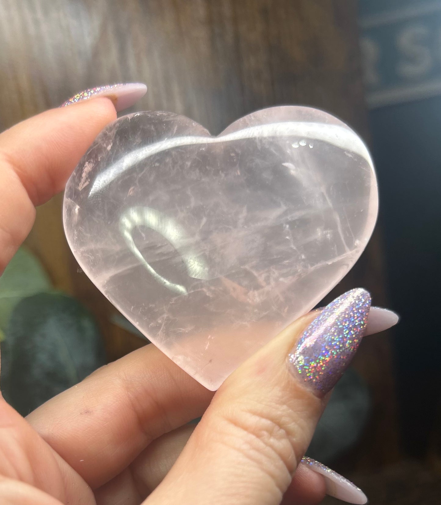 Rose Quartz Heart