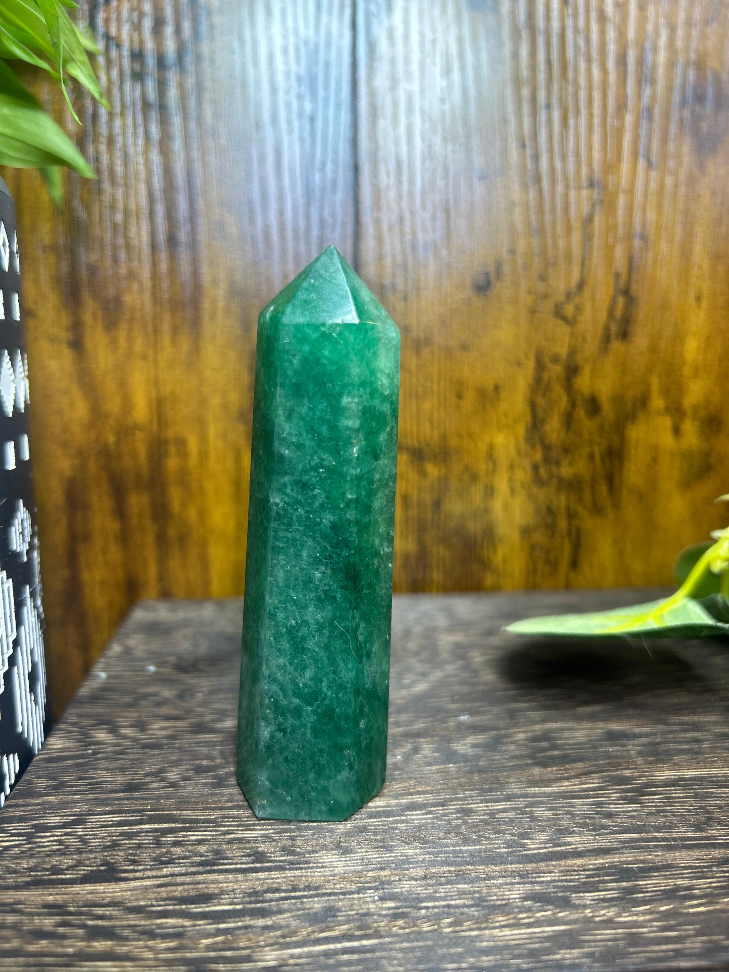 Green Strawberry Quartz Tower