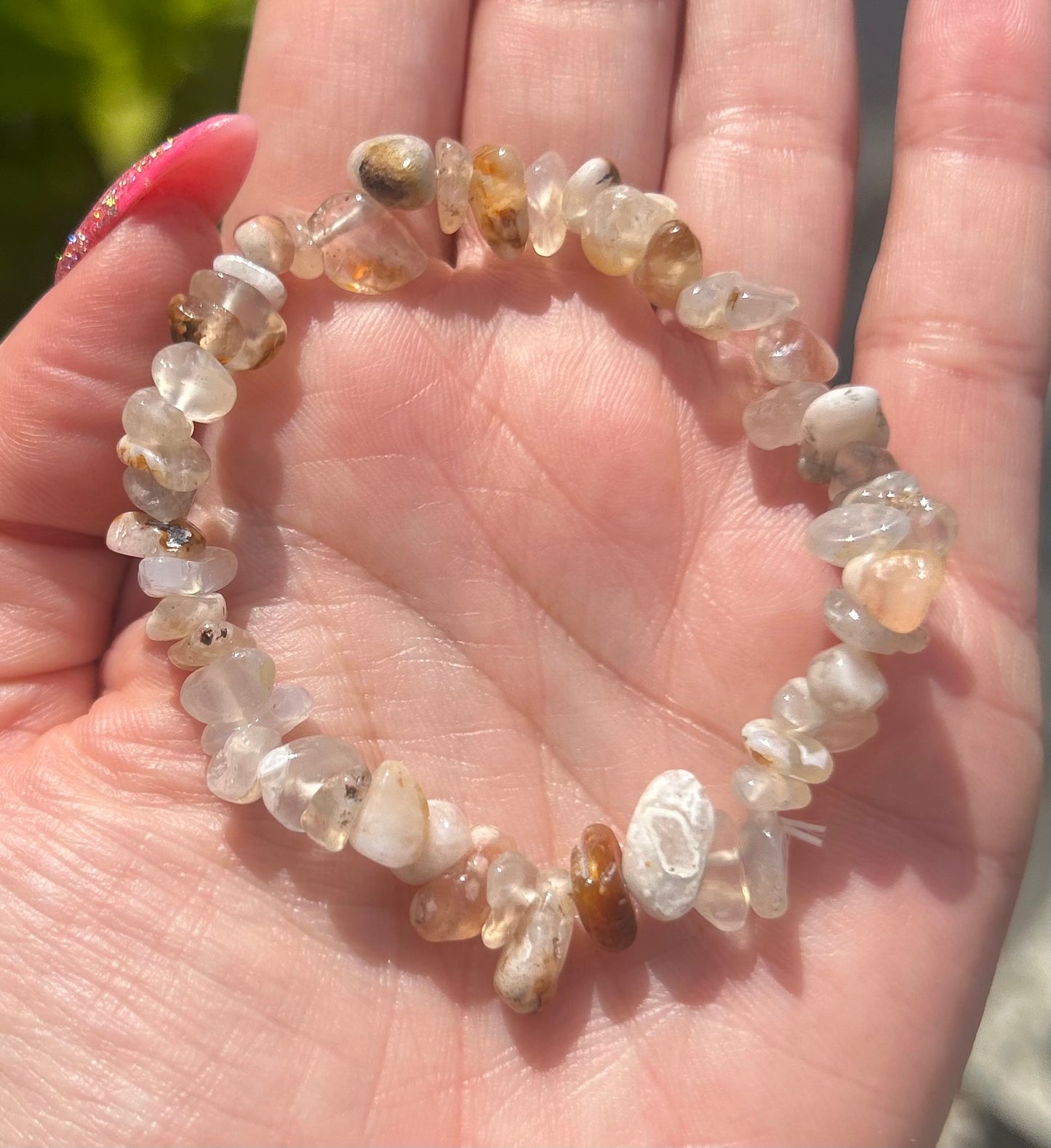 Golden Healer Crystal Chip Bracelet