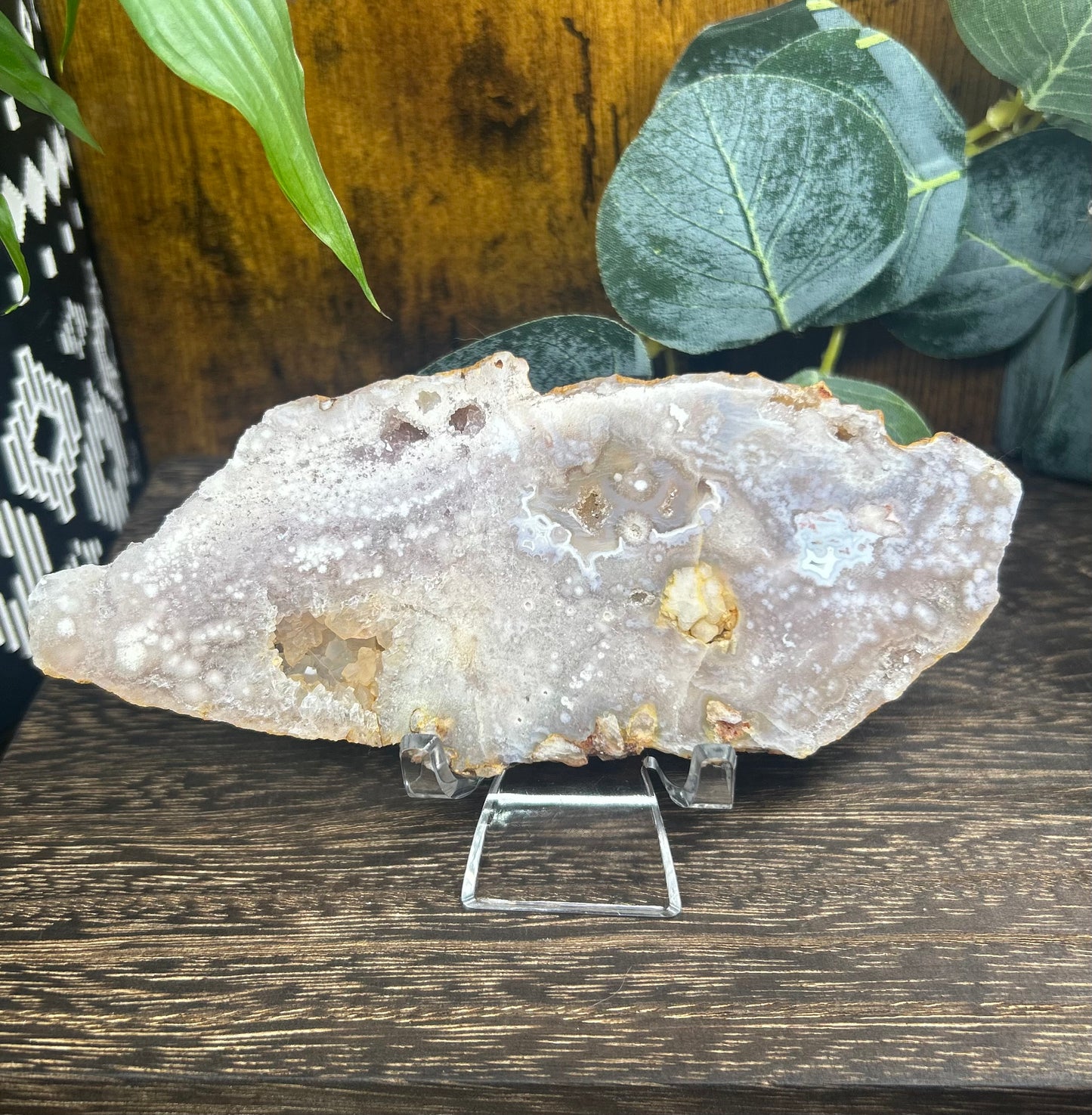 Pink Amethyst Slab Statement