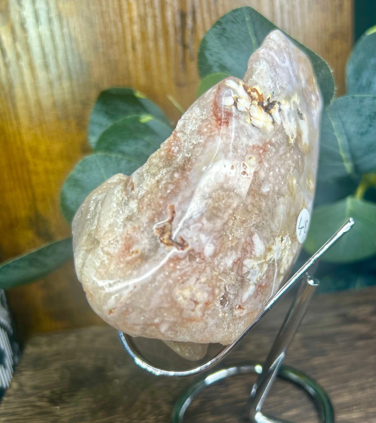 Pink Flower Amethyst Polished Raw Statement Piece
