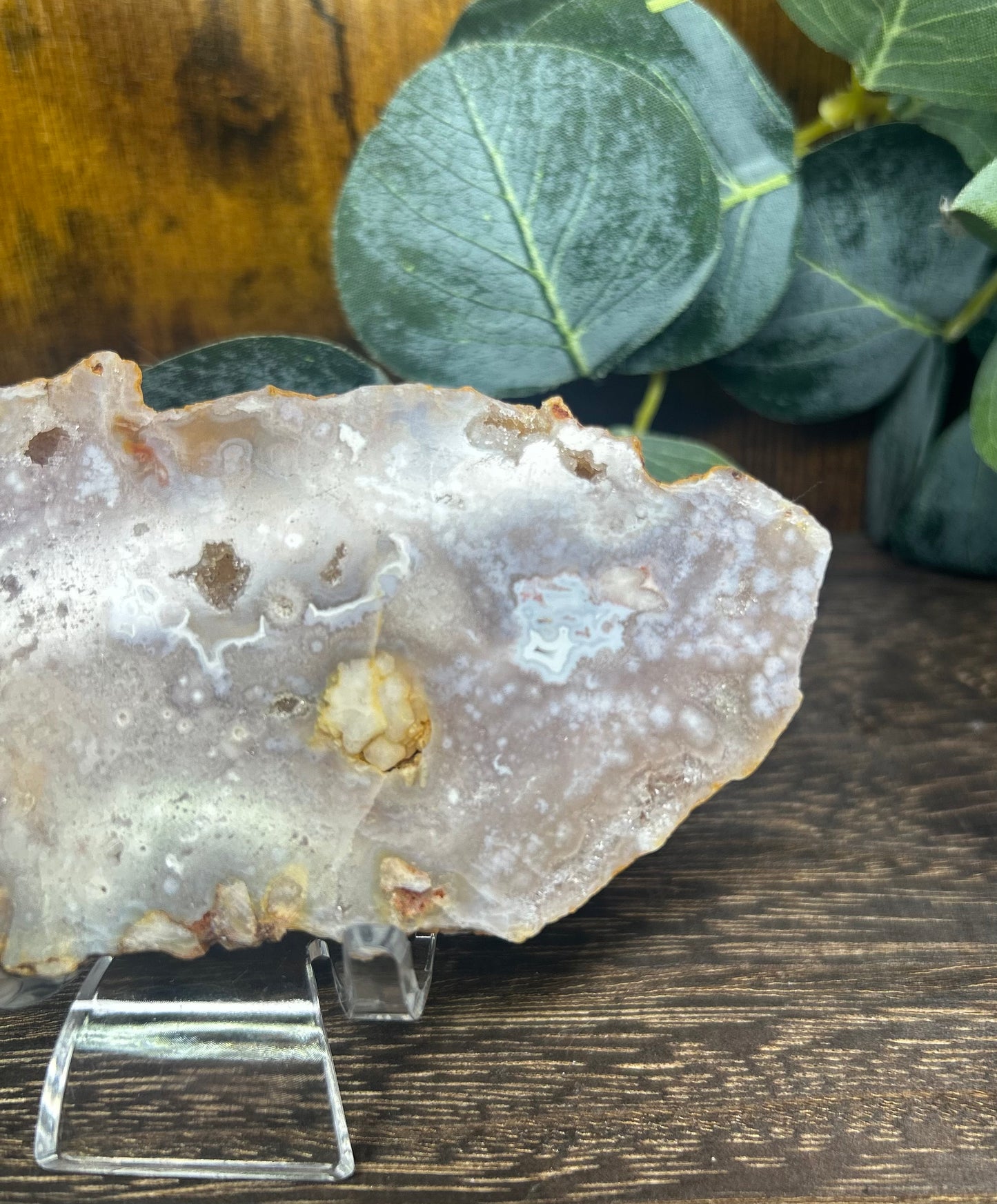 Pink Amethyst Slab Statement