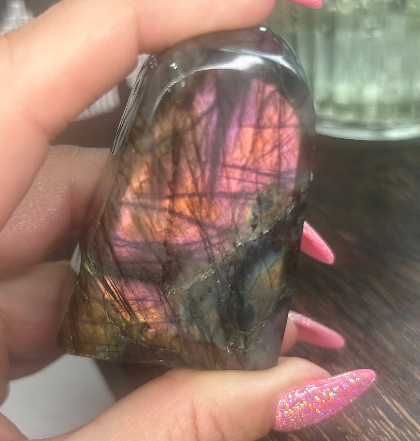 Labradorite Multi-Flash Crystal