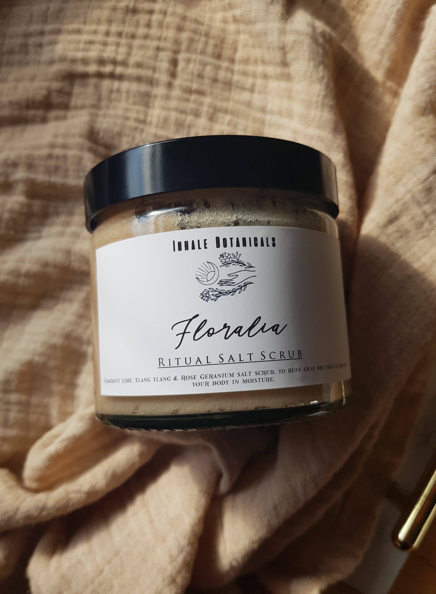 Floralia Ritual Salt Scrub, 400g Jar