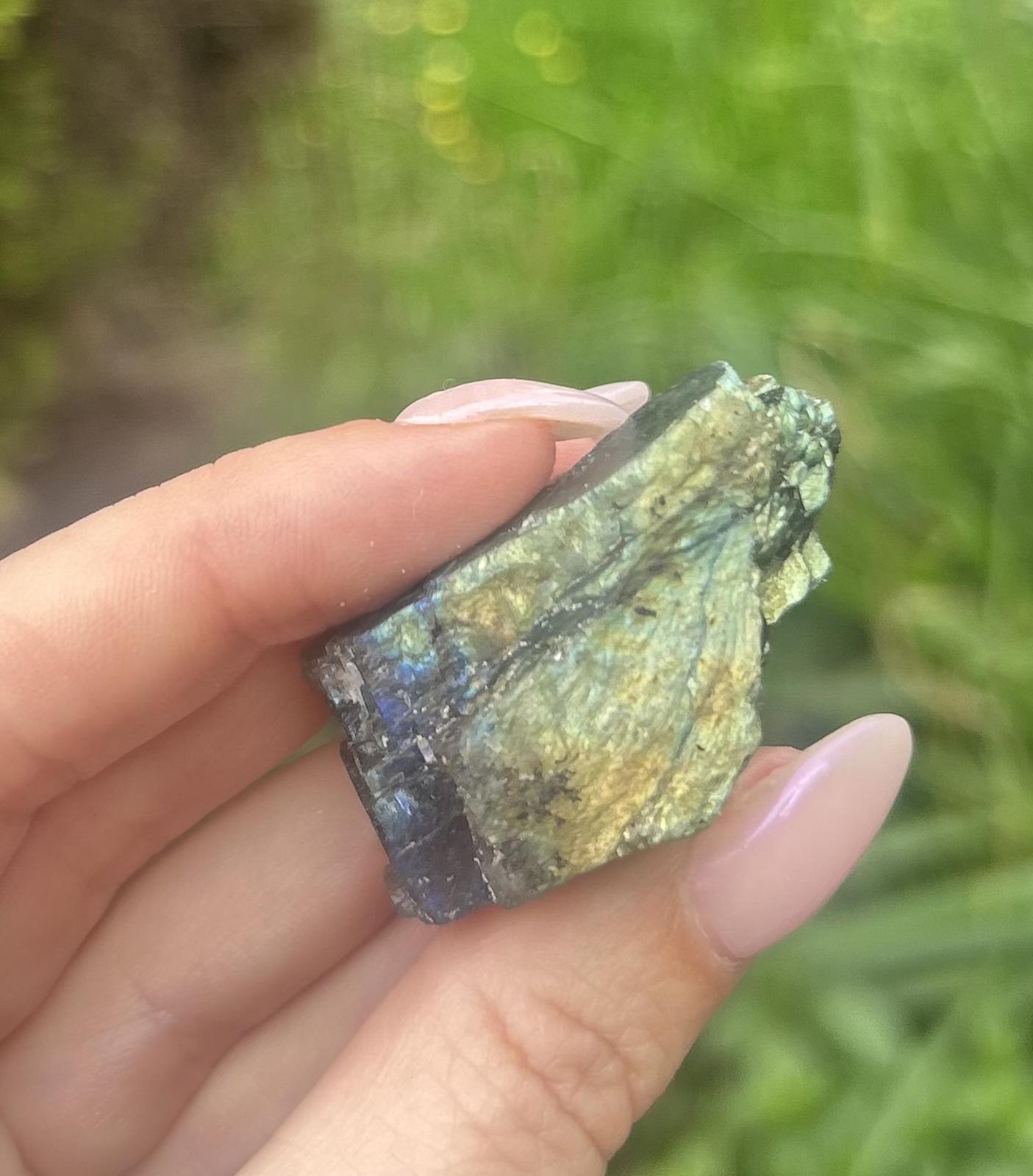 Labradorite Flashy Raw Crystal Stone