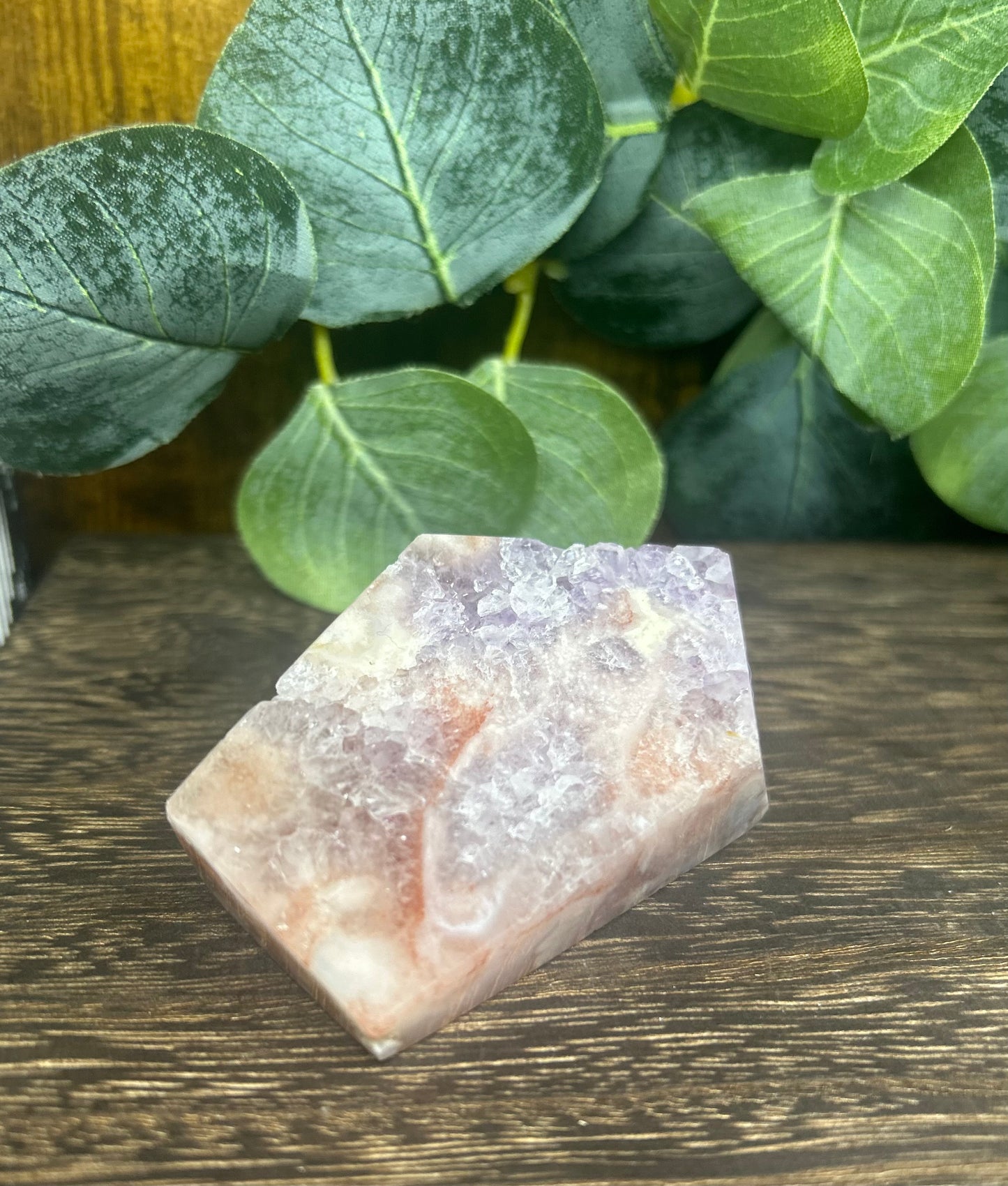 Pink Flower Amethyst Freeform