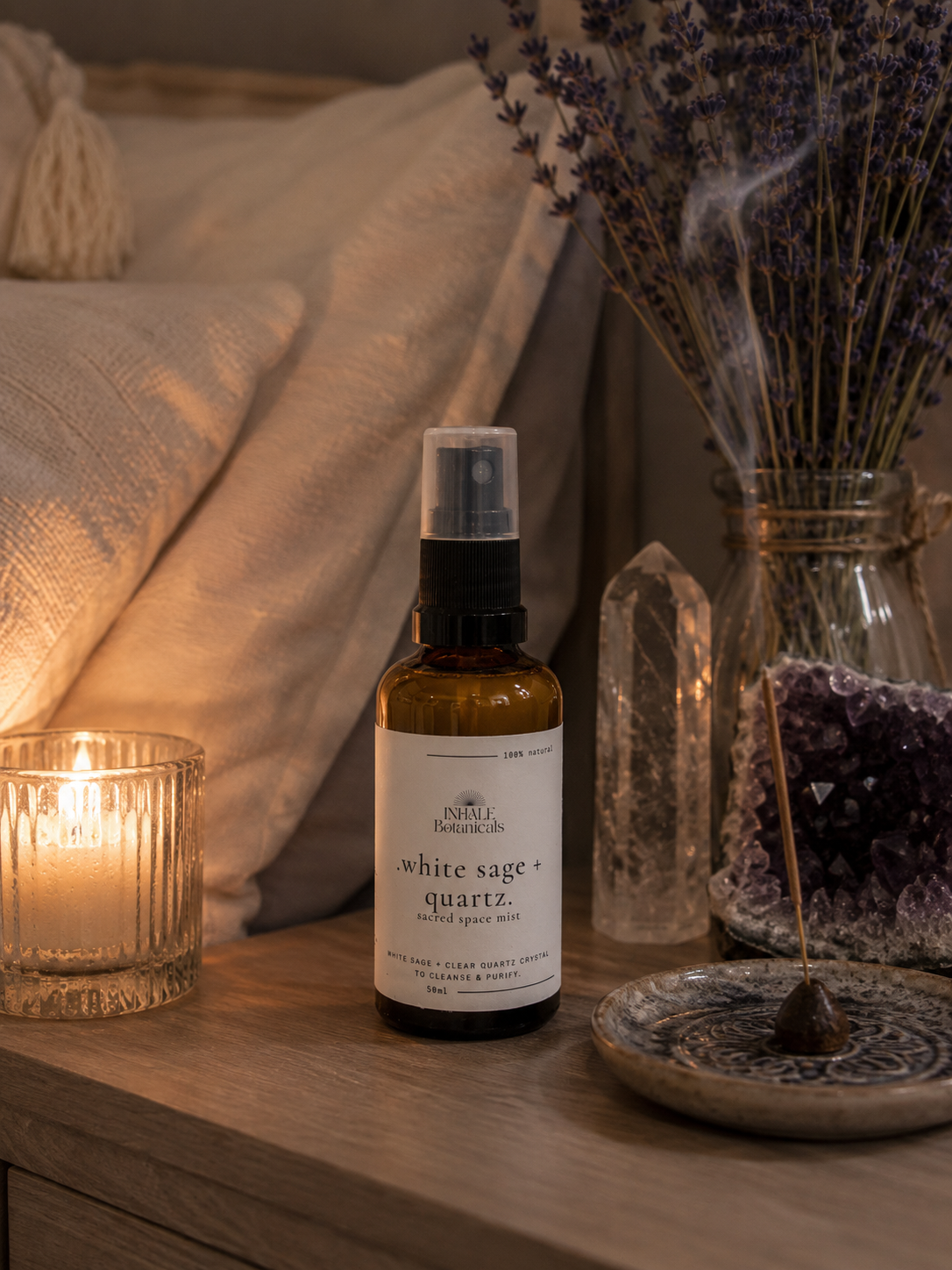 White Sage & Quartz Sacred Space Mist