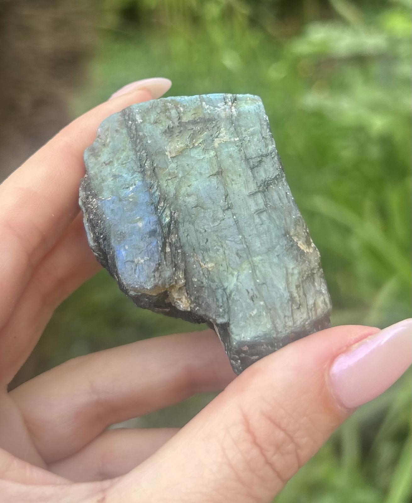 Labradorite Flashy Raw Crystal Stone