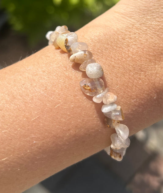 Golden Healer Crystal Chip Bracelet