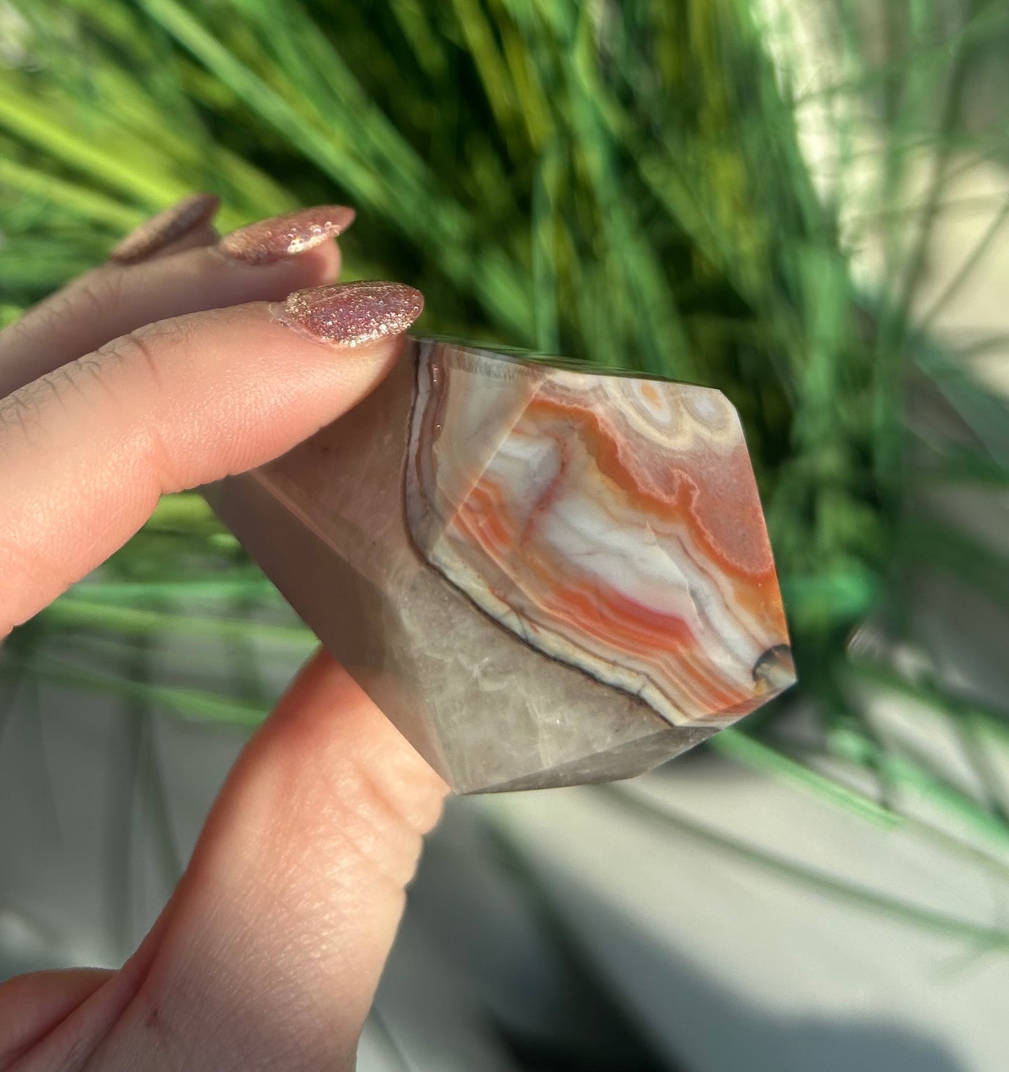 Amethyst Agate Wand