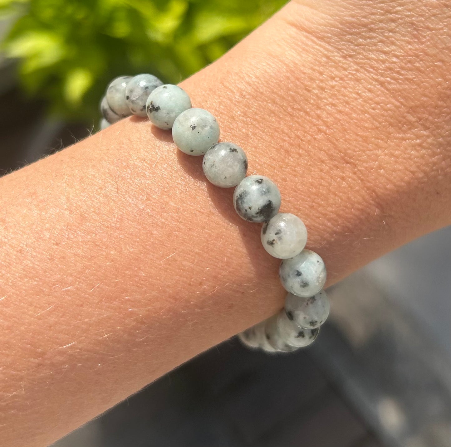Labradorite Beaded Crystal Bracelet