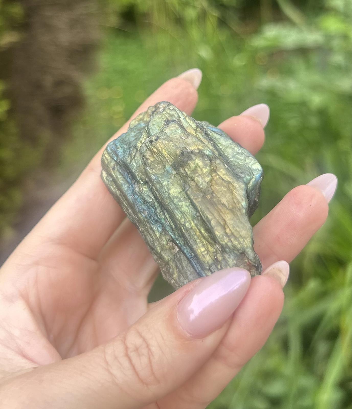 Labradorite Flashy Raw Crystal Stone