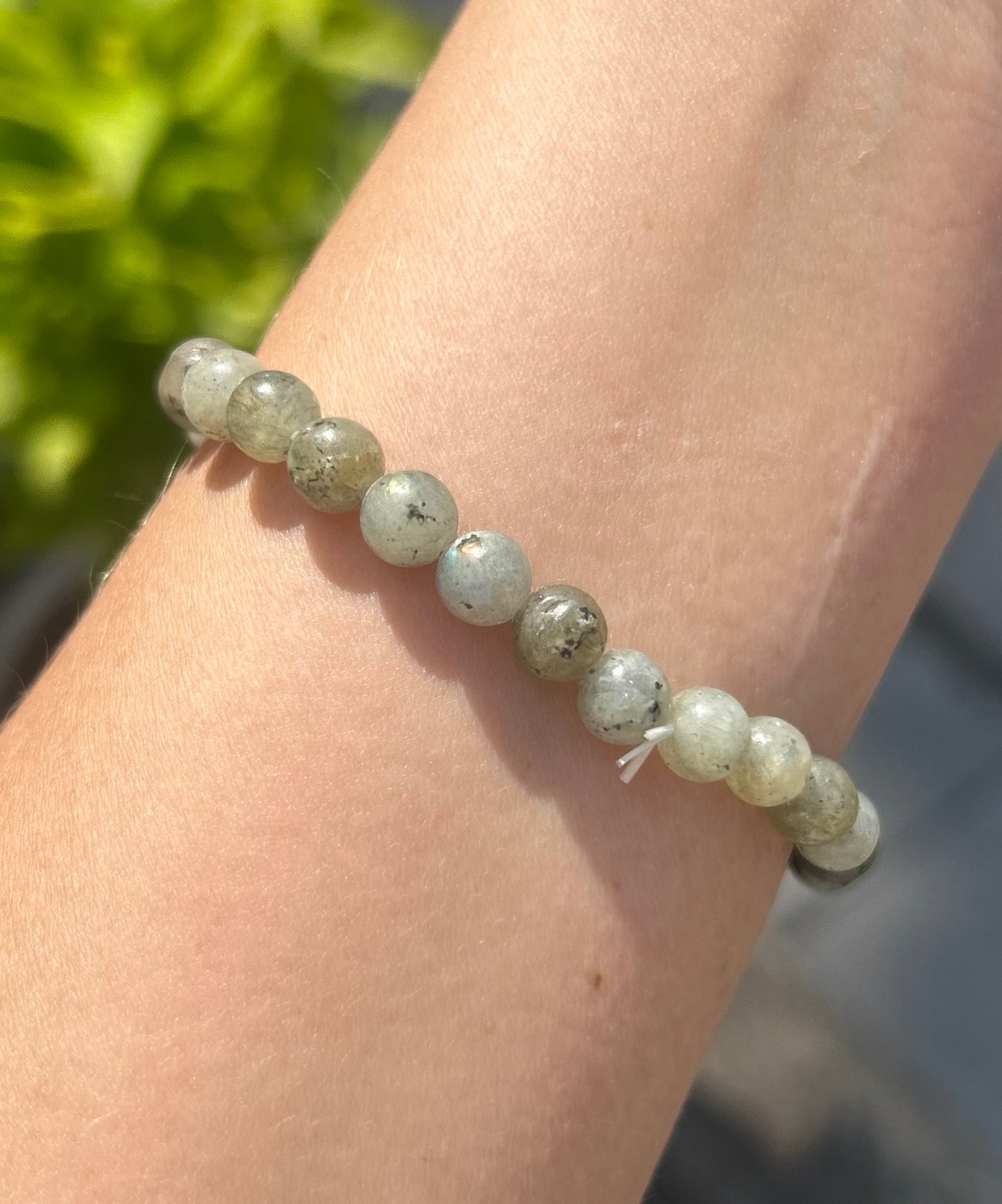 Labradorite Crystal Beaded Bracelet
