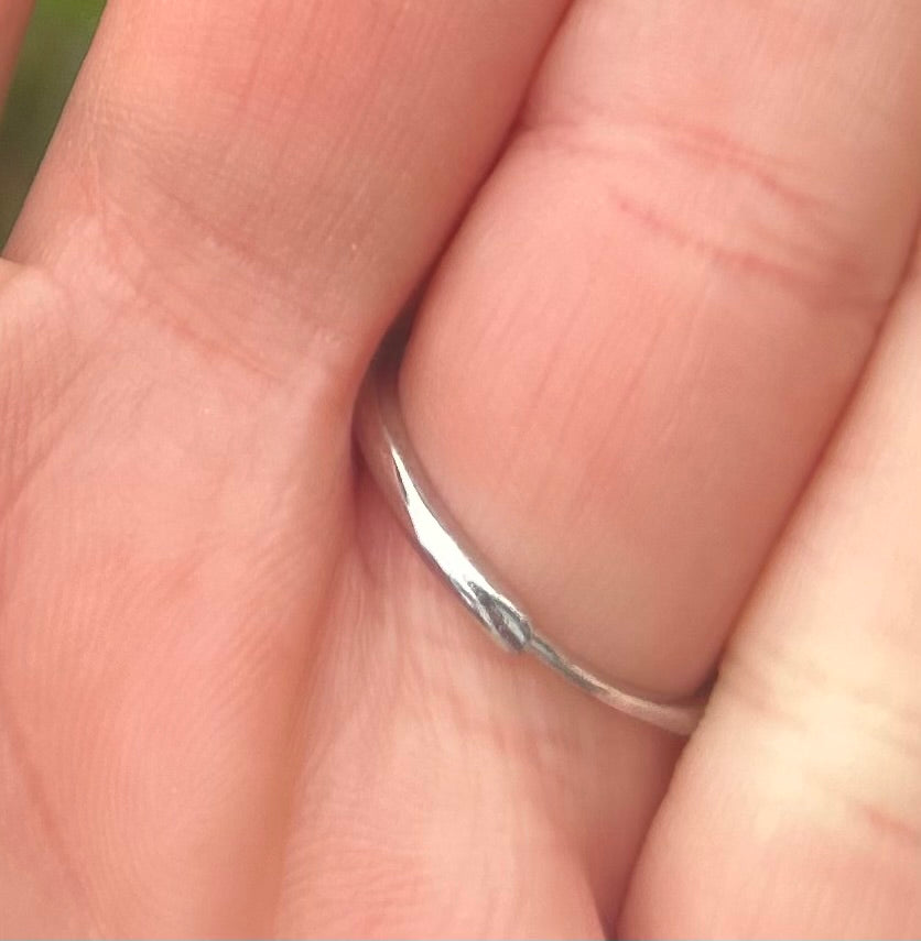 Aqua Marine Crystal Ring (A)