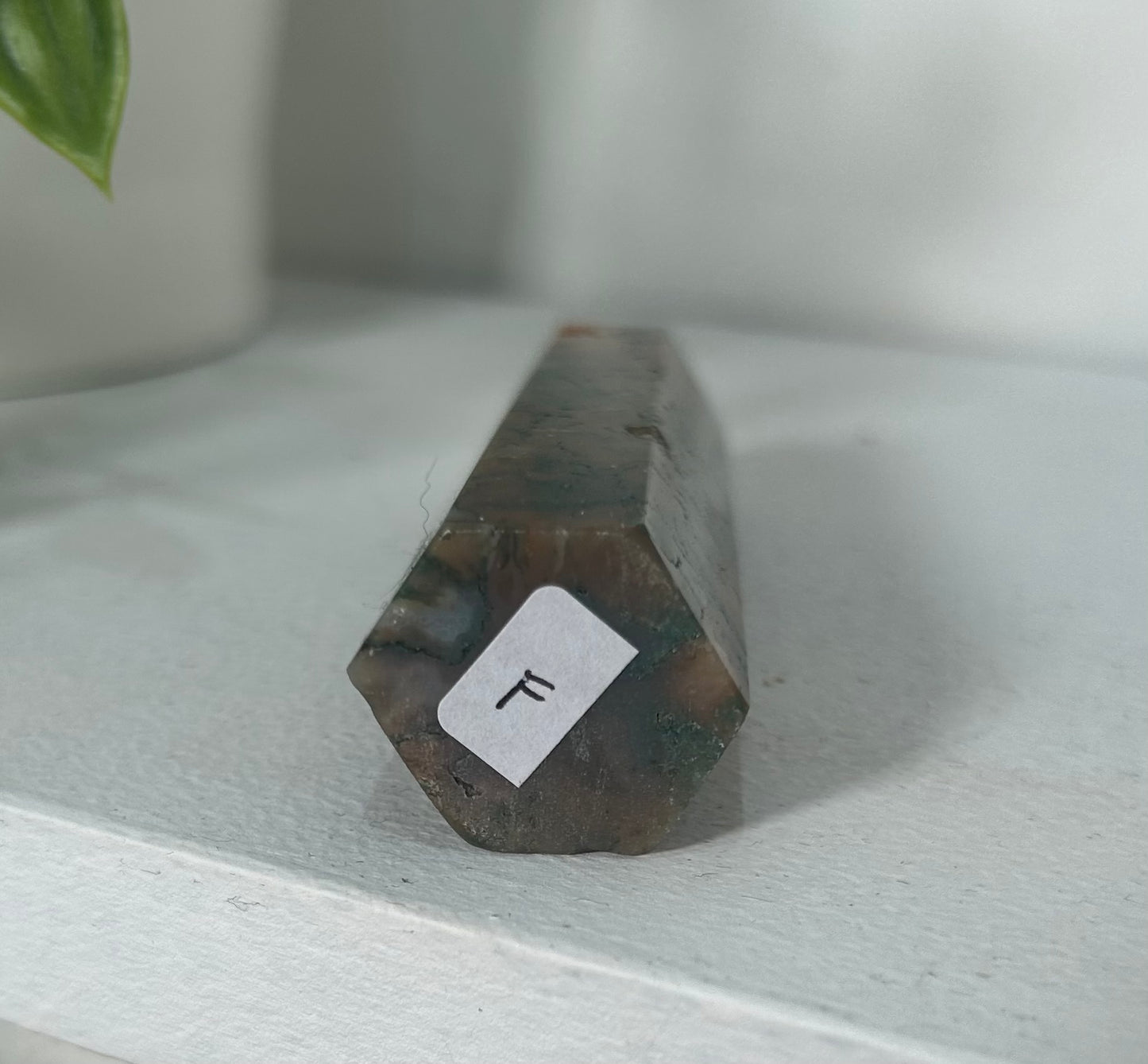 Red Moss Agate Tower (F)