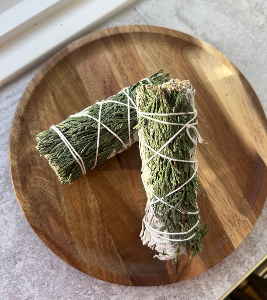 White Sage & Cedar Smudge Stick