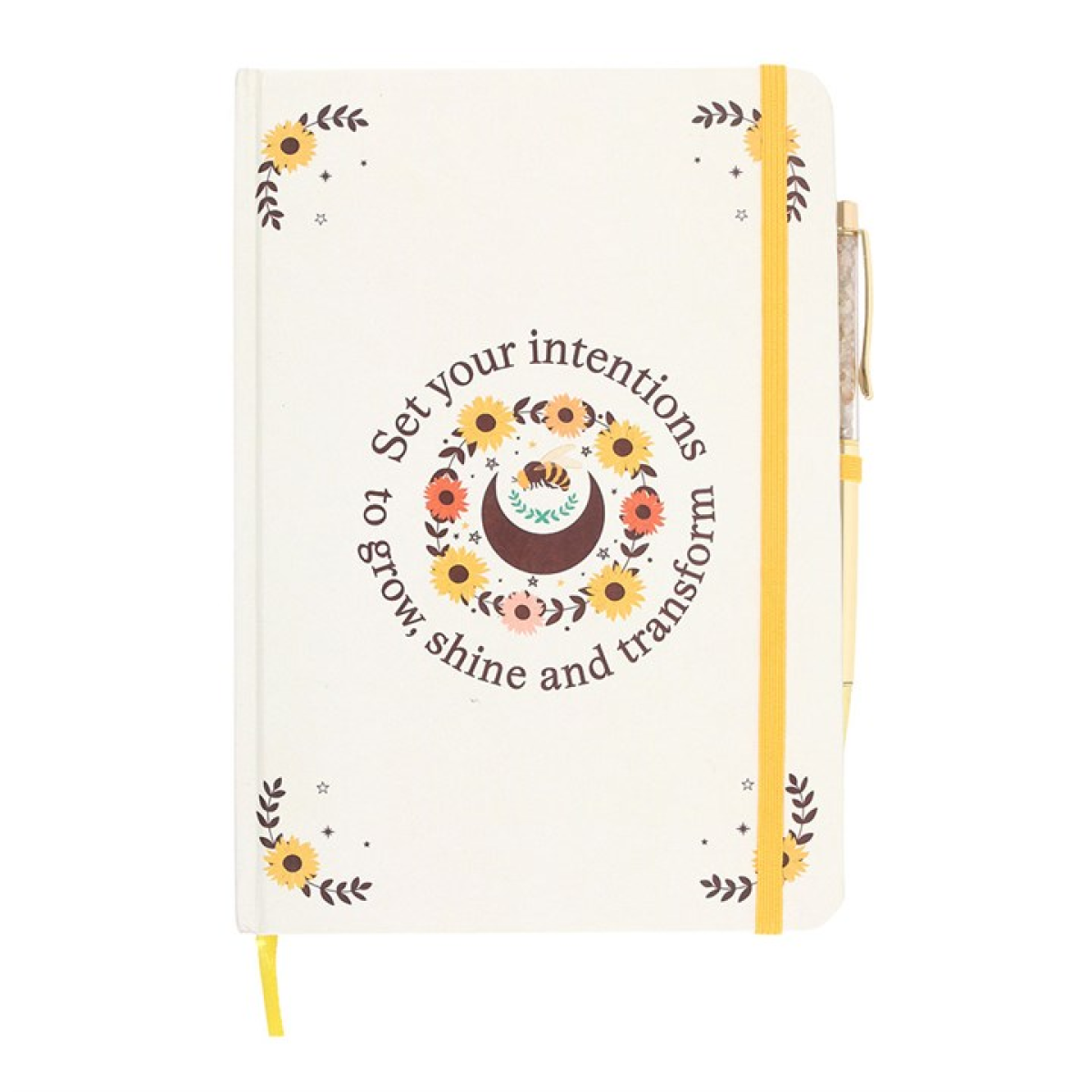 Set Your Intentions Journal with Citrine Pen